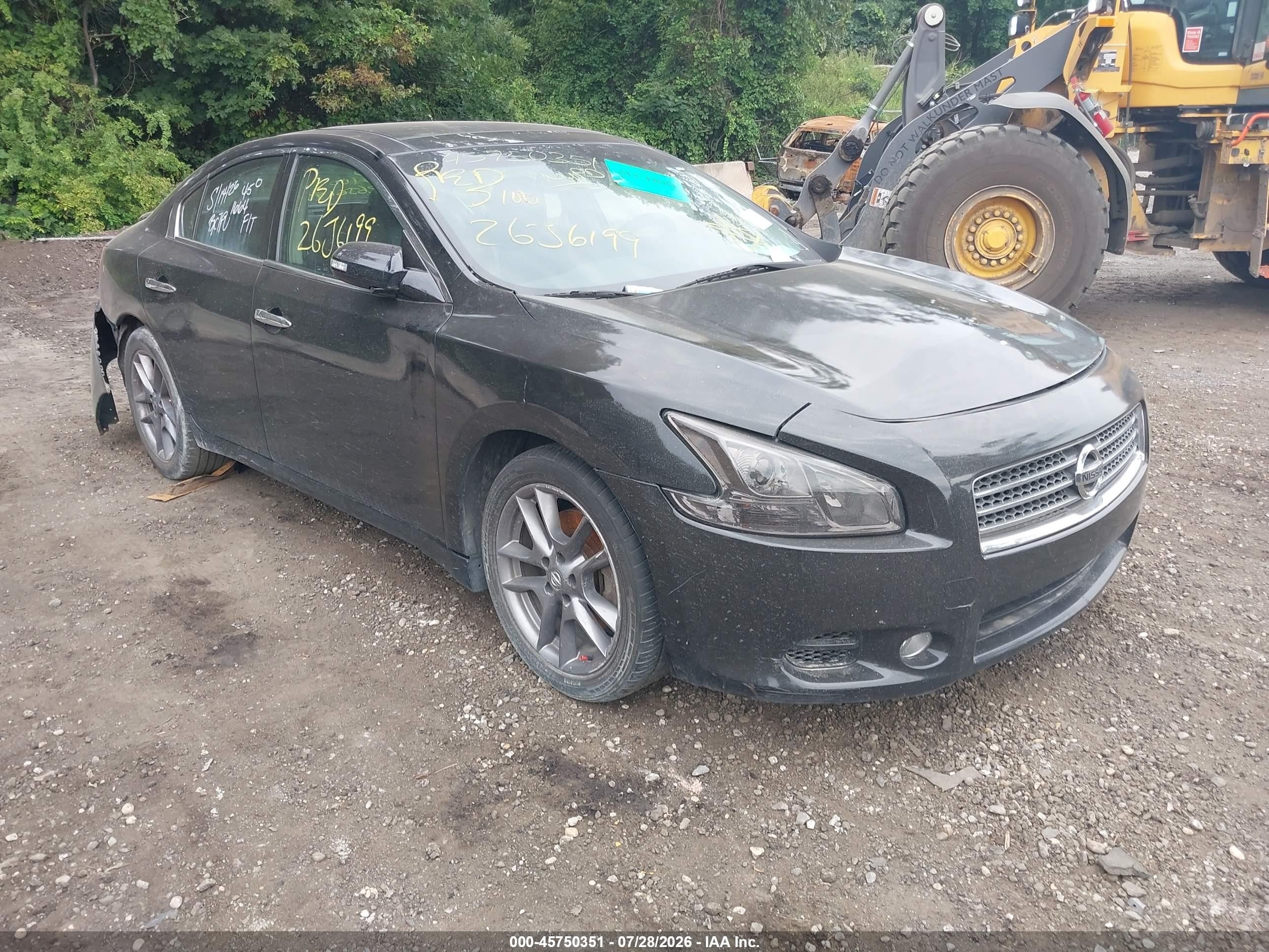 2010 Nissan Maxima 3.5 Sv Черный vin: 1N4AA5AP5AC804052