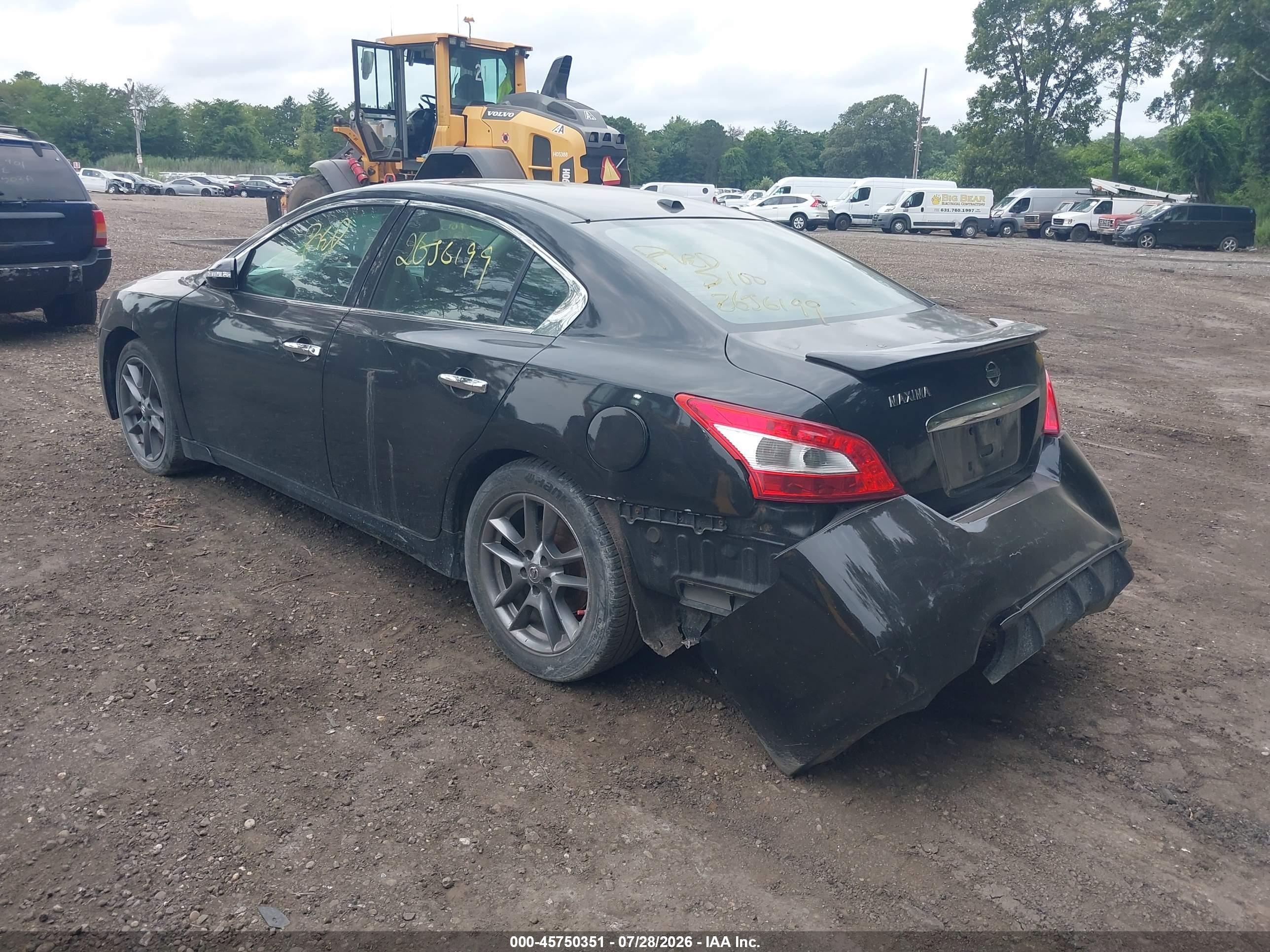 2010 Nissan Maxima 3.5 Sv Черный vin: 1N4AA5AP5AC804052