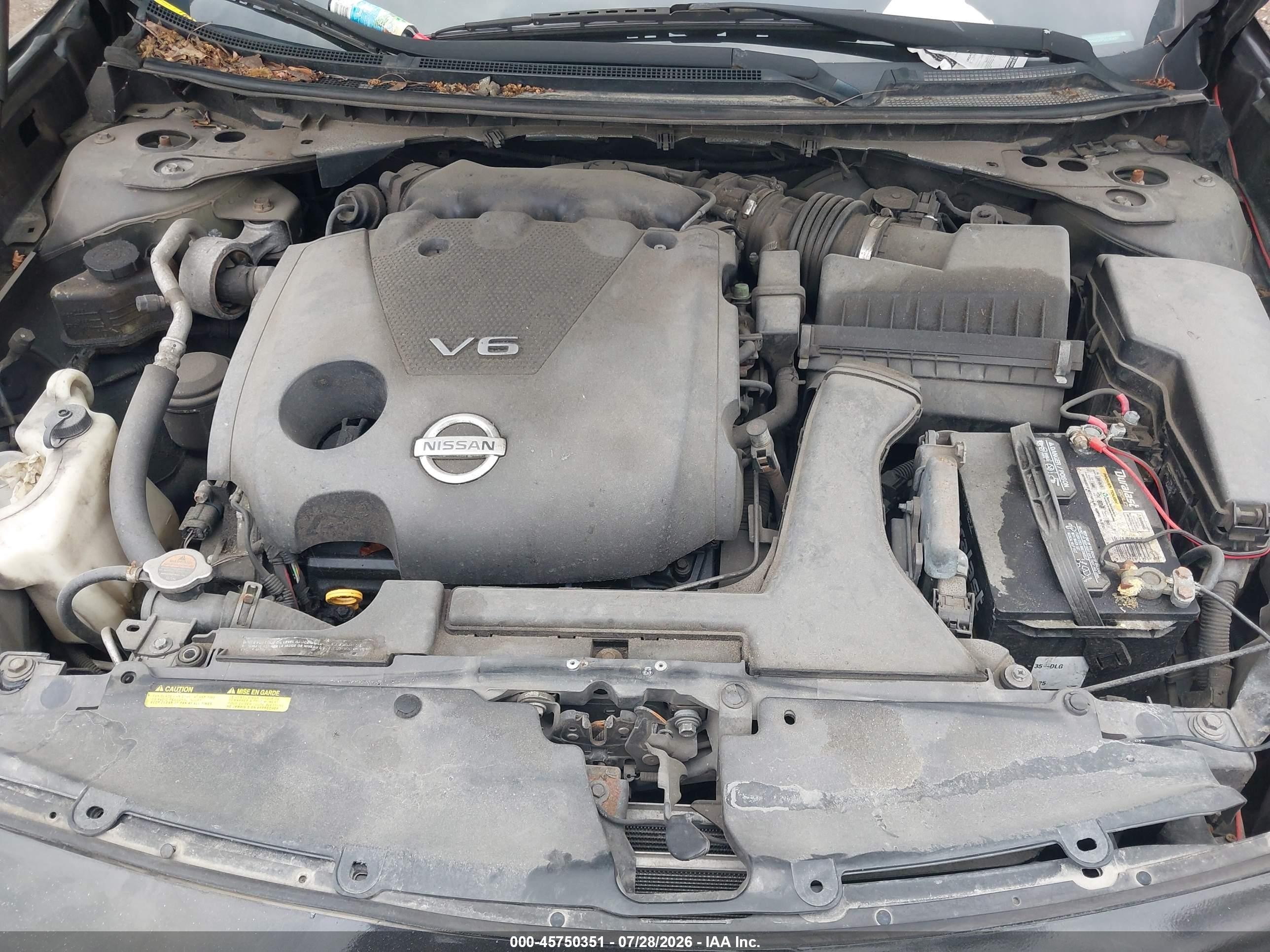 2010 Nissan Maxima 3.5 Sv Черный vin: 1N4AA5AP5AC804052