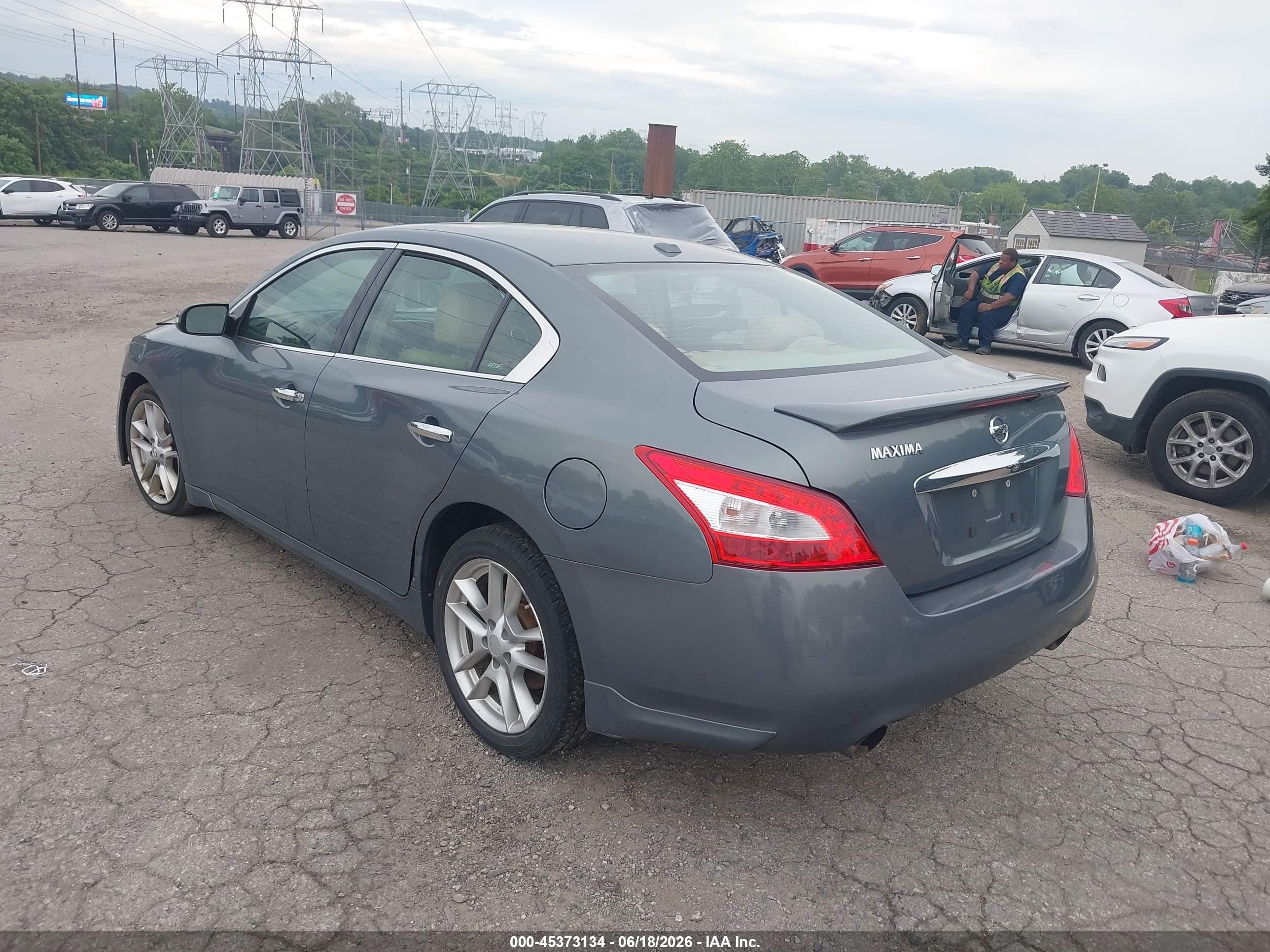 2010 Nissan Maxima 3.5 Sv Gray vin: 1N4AA5AP5AC810689