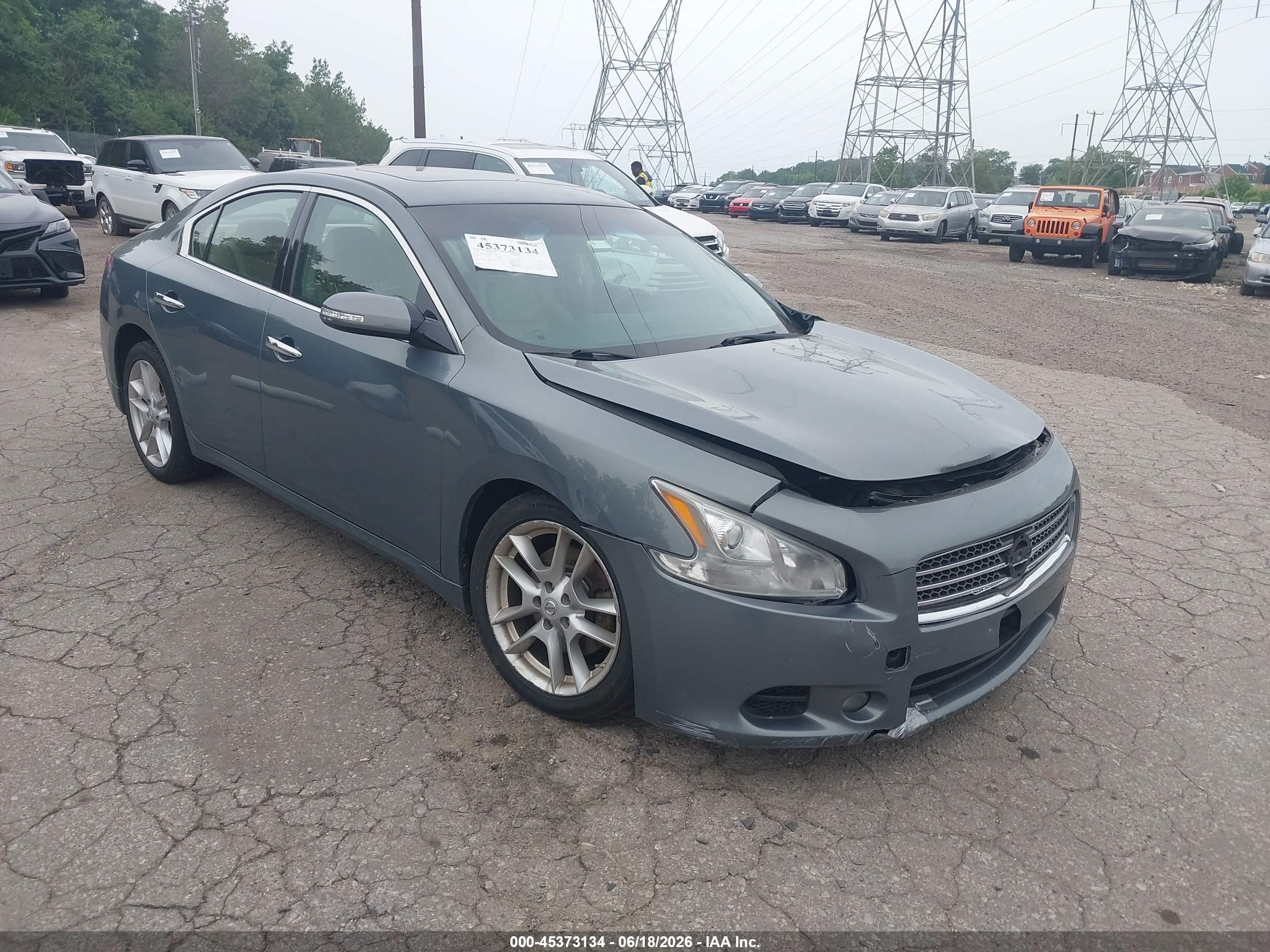 2010 Nissan Maxima 3.5 Sv Gray vin: 1N4AA5AP5AC810689