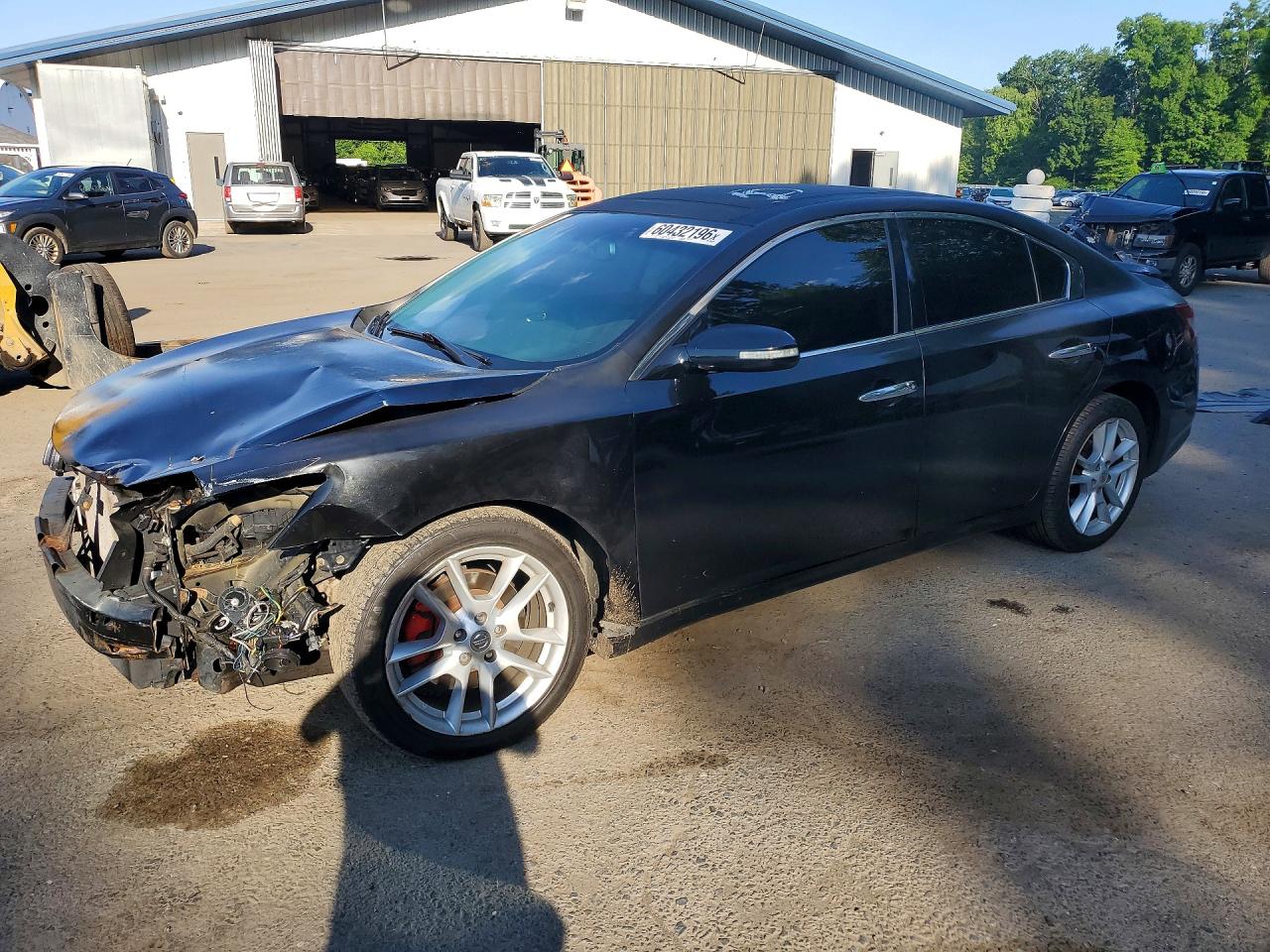 2010 Nissan Maxima 3.5 S Black vin: 1N4AA5AP5AC834250