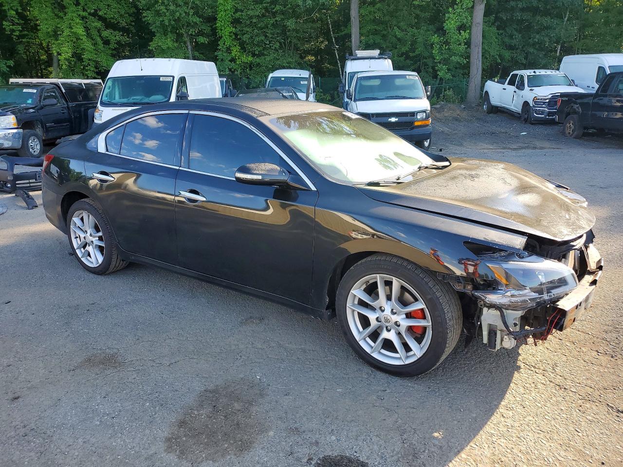 2010 Nissan Maxima 3.5 S Black vin: 1N4AA5AP5AC834250