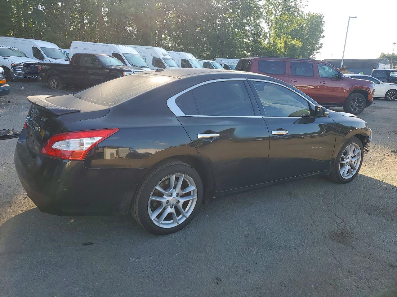 2010 Nissan Maxima 3.5 S Black vin: 1N4AA5AP5AC834250