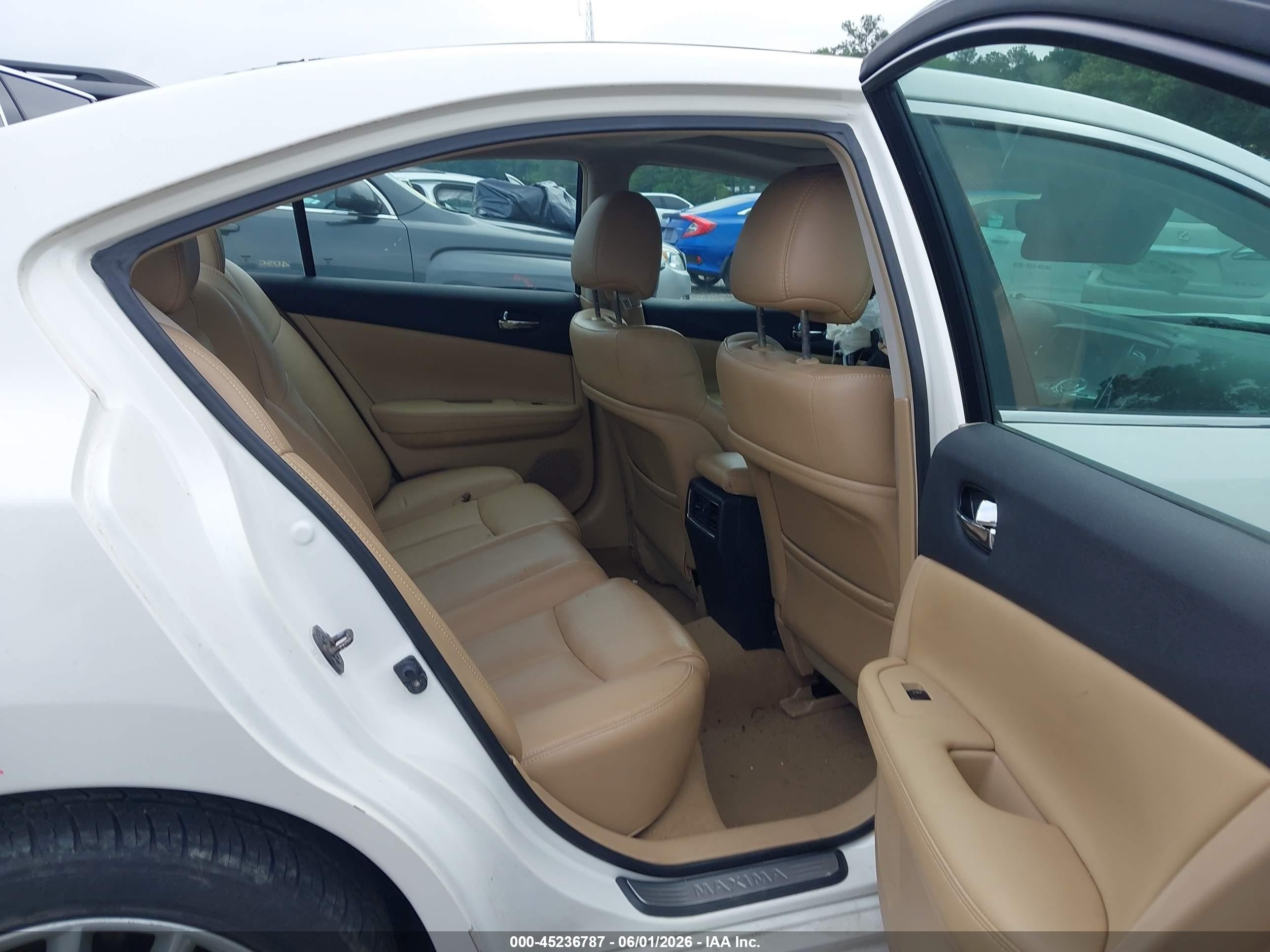 2010 Nissan Maxima 3.5 Sv White vin: 1N4AA5AP5AC835088