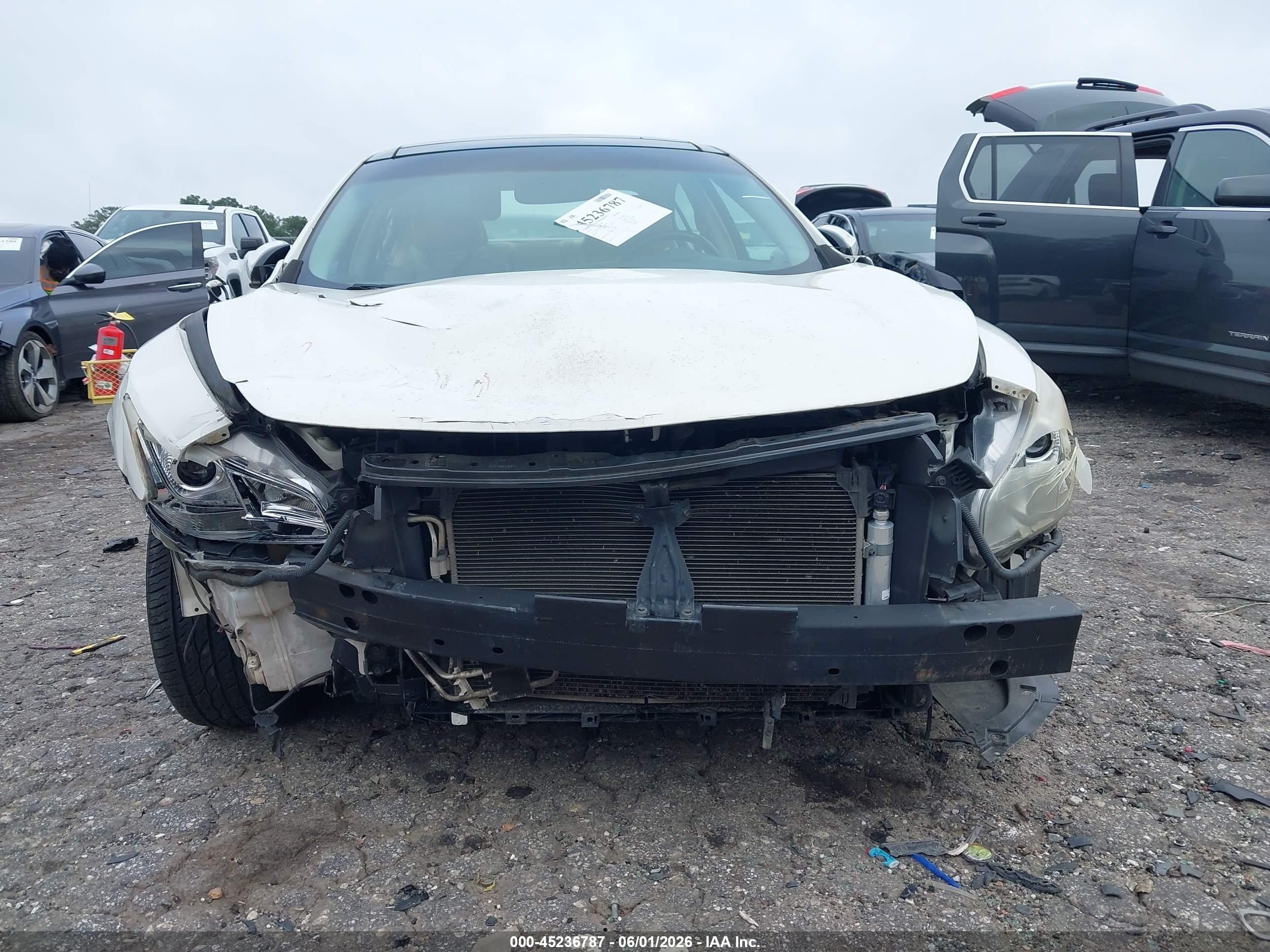2010 Nissan Maxima 3.5 Sv White vin: 1N4AA5AP5AC835088