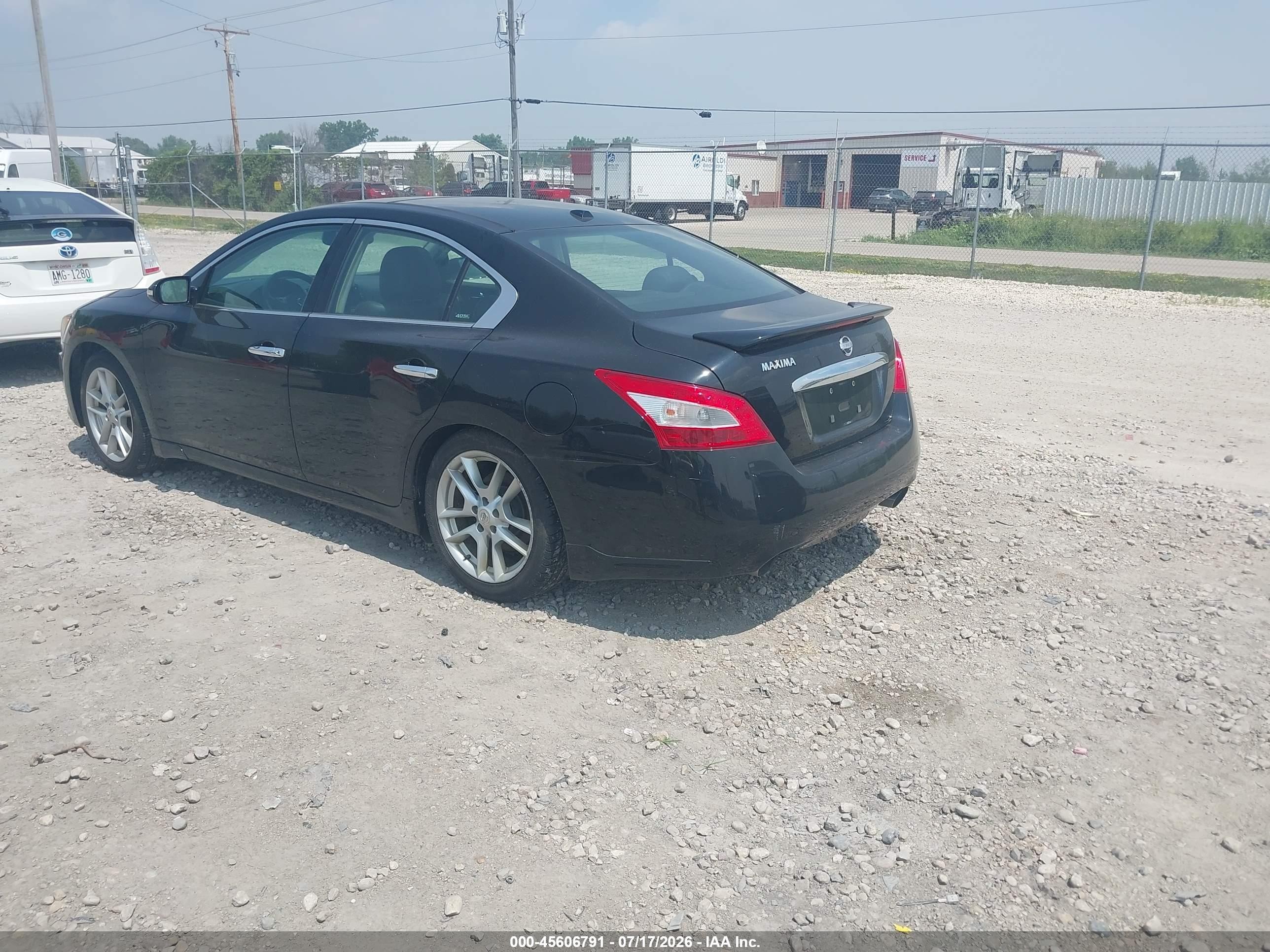 2010 Nissan Maxima 3.5 Sv Black vin: 1N4AA5AP5AC840016