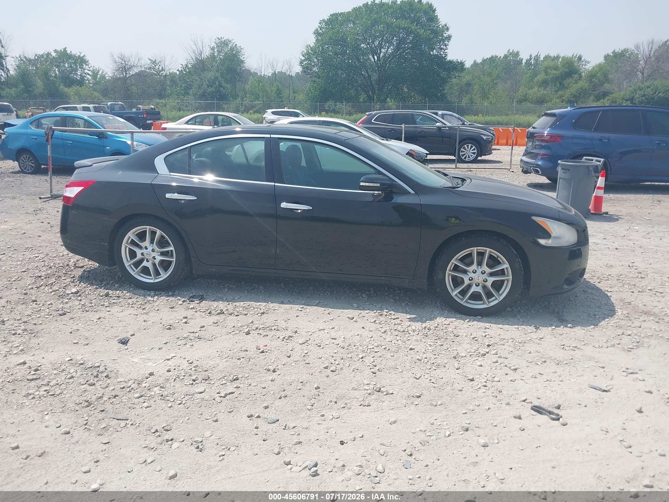 2010 Nissan Maxima 3.5 Sv Black vin: 1N4AA5AP5AC840016