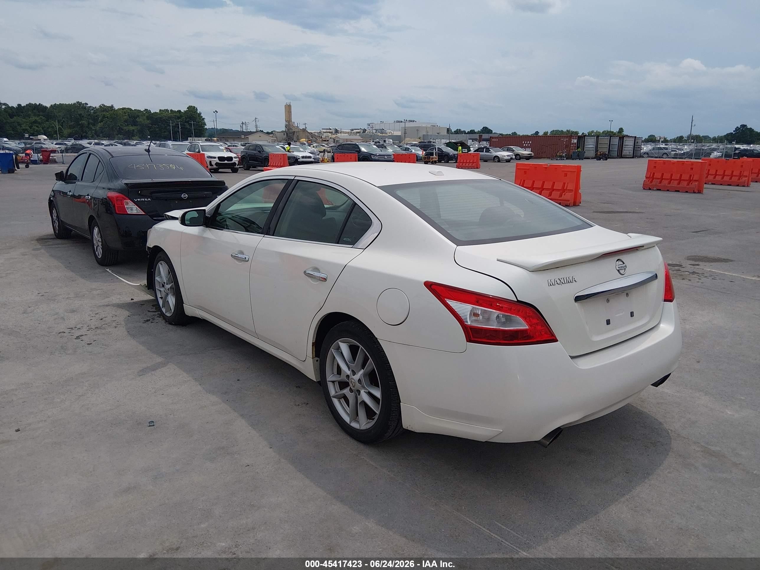 2010 Nissan Maxima 3.5 Sv White vin: 1N4AA5AP5AC843272