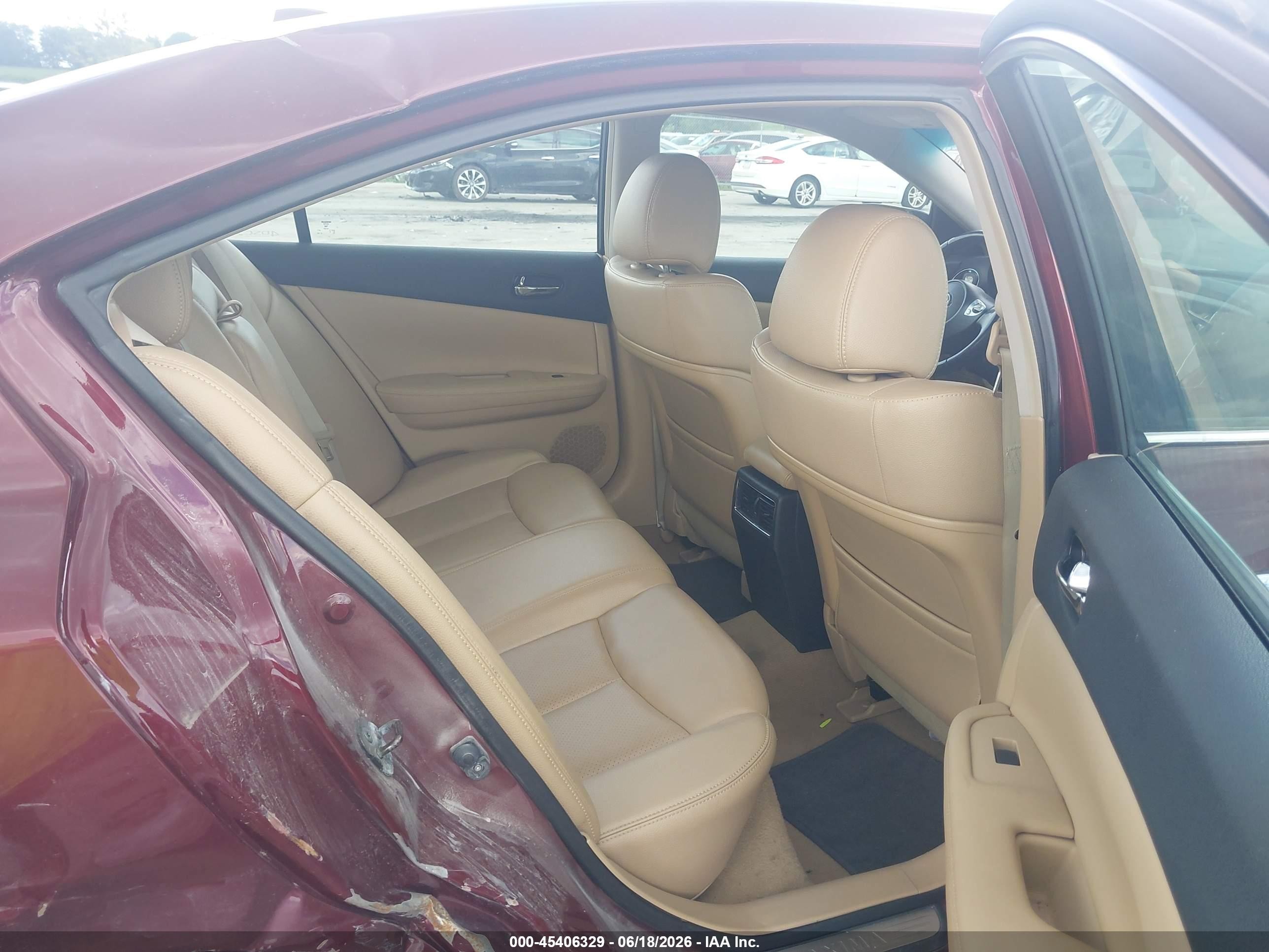 2010 Nissan Maxima 3.5 Sv Red vin: 1N4AA5AP5AC850691
