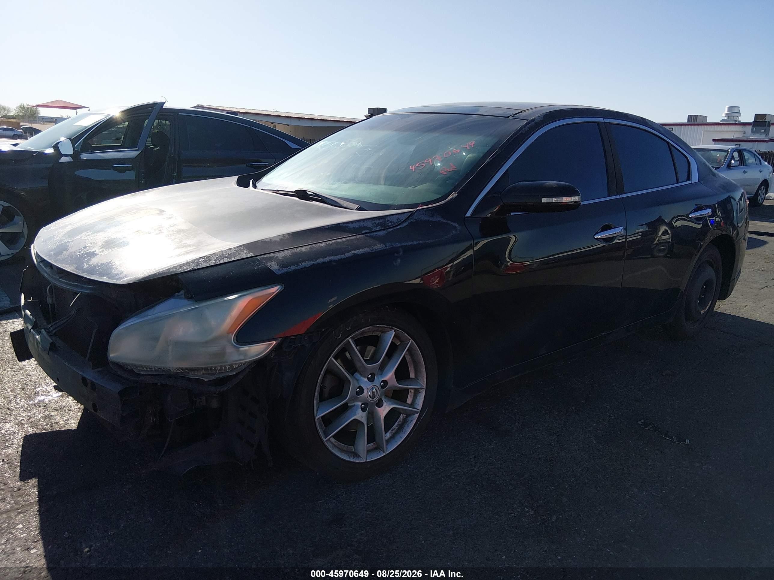 2010 Nissan Maxima 3.5 Sv Black vin: 1N4AA5AP5AC861545