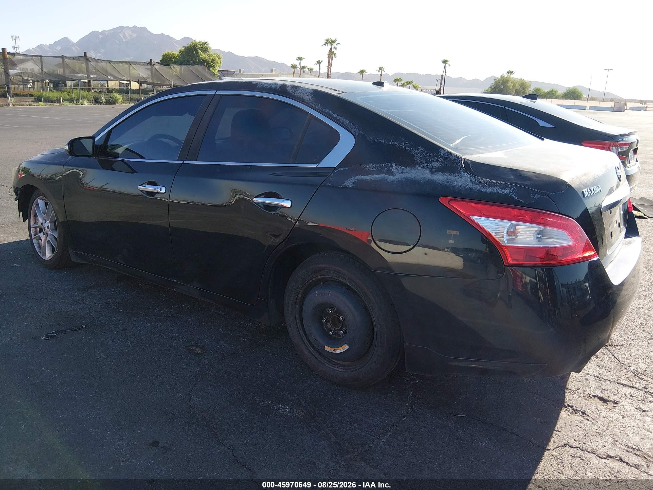 2010 Nissan Maxima 3.5 Sv Black vin: 1N4AA5AP5AC861545