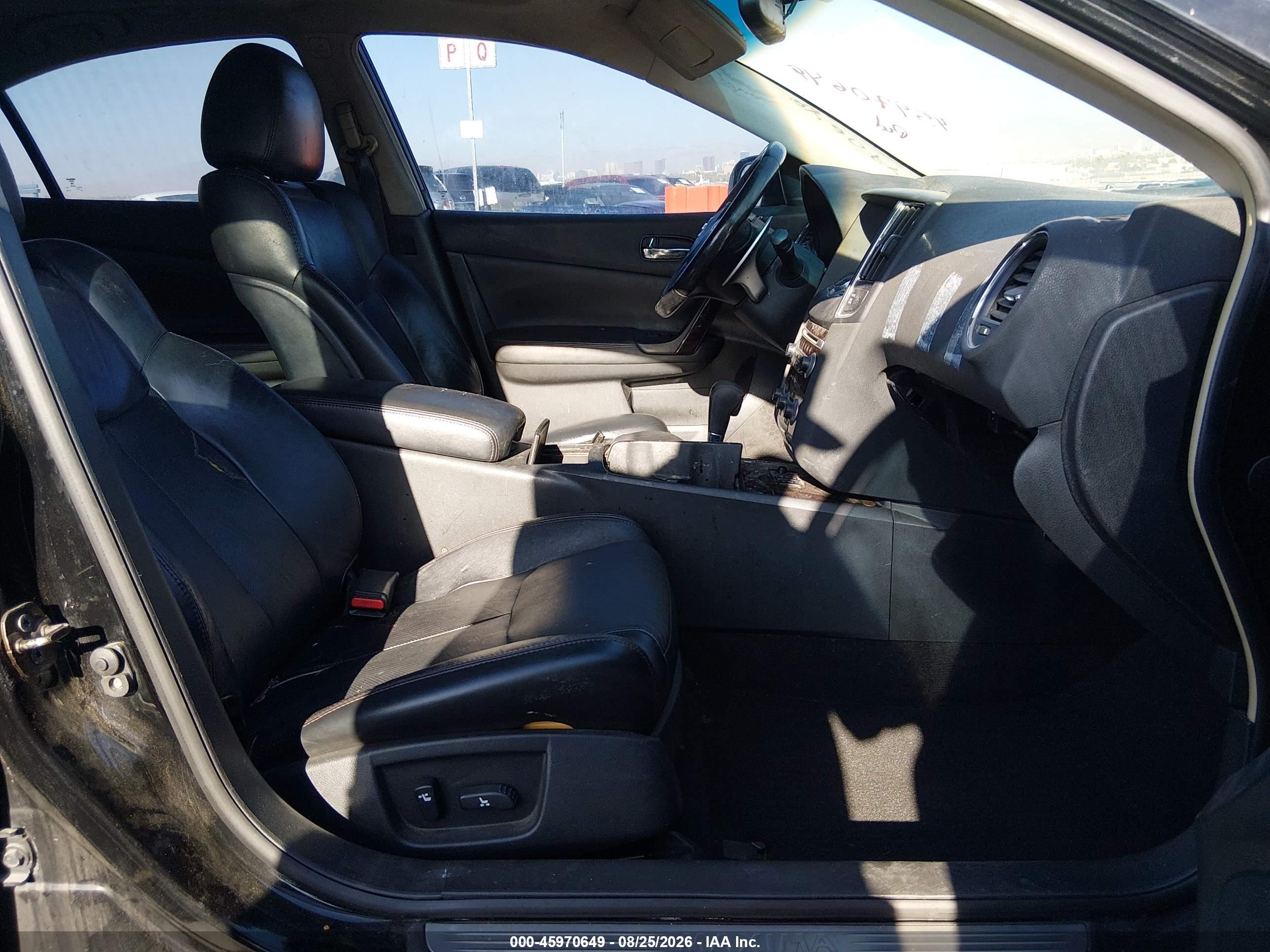 2010 Nissan Maxima 3.5 Sv Black vin: 1N4AA5AP5AC861545
