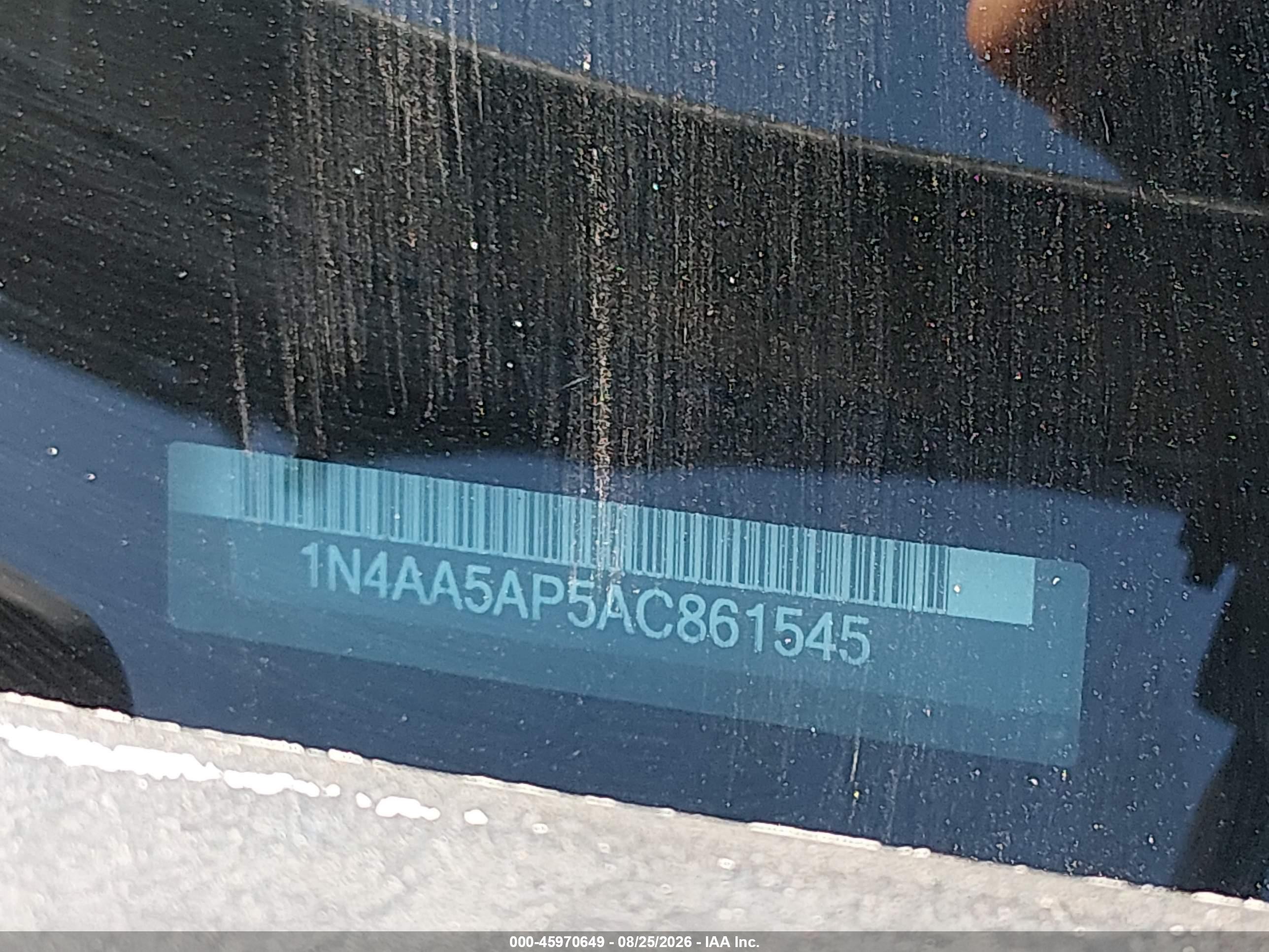 2010 Nissan Maxima 3.5 Sv Black vin: 1N4AA5AP5AC861545