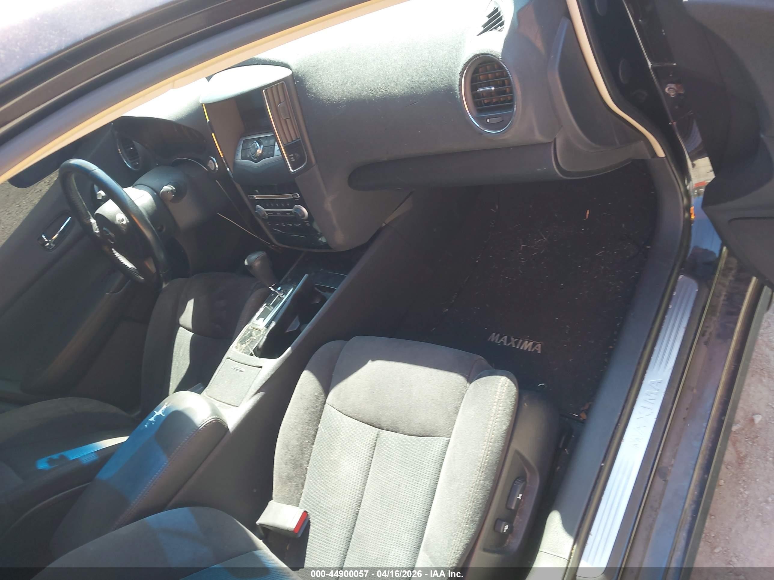 2010 Nissan Maxima 3.5 S Черный vin: 1N4AA5AP5AC862792