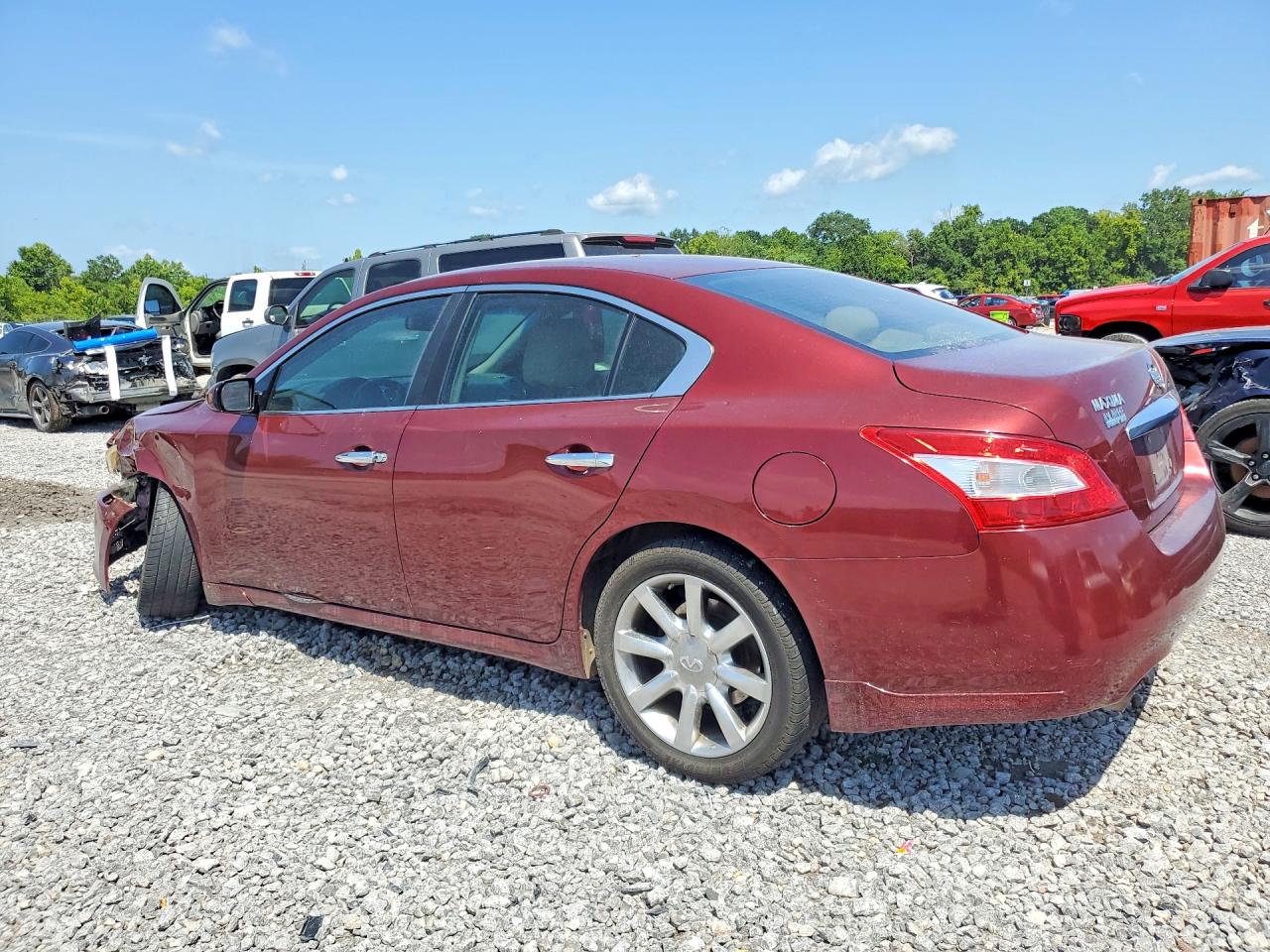 2010 Nissan Maxima 3.5 S Бордовый vin: 1N4AA5AP5AC864669
