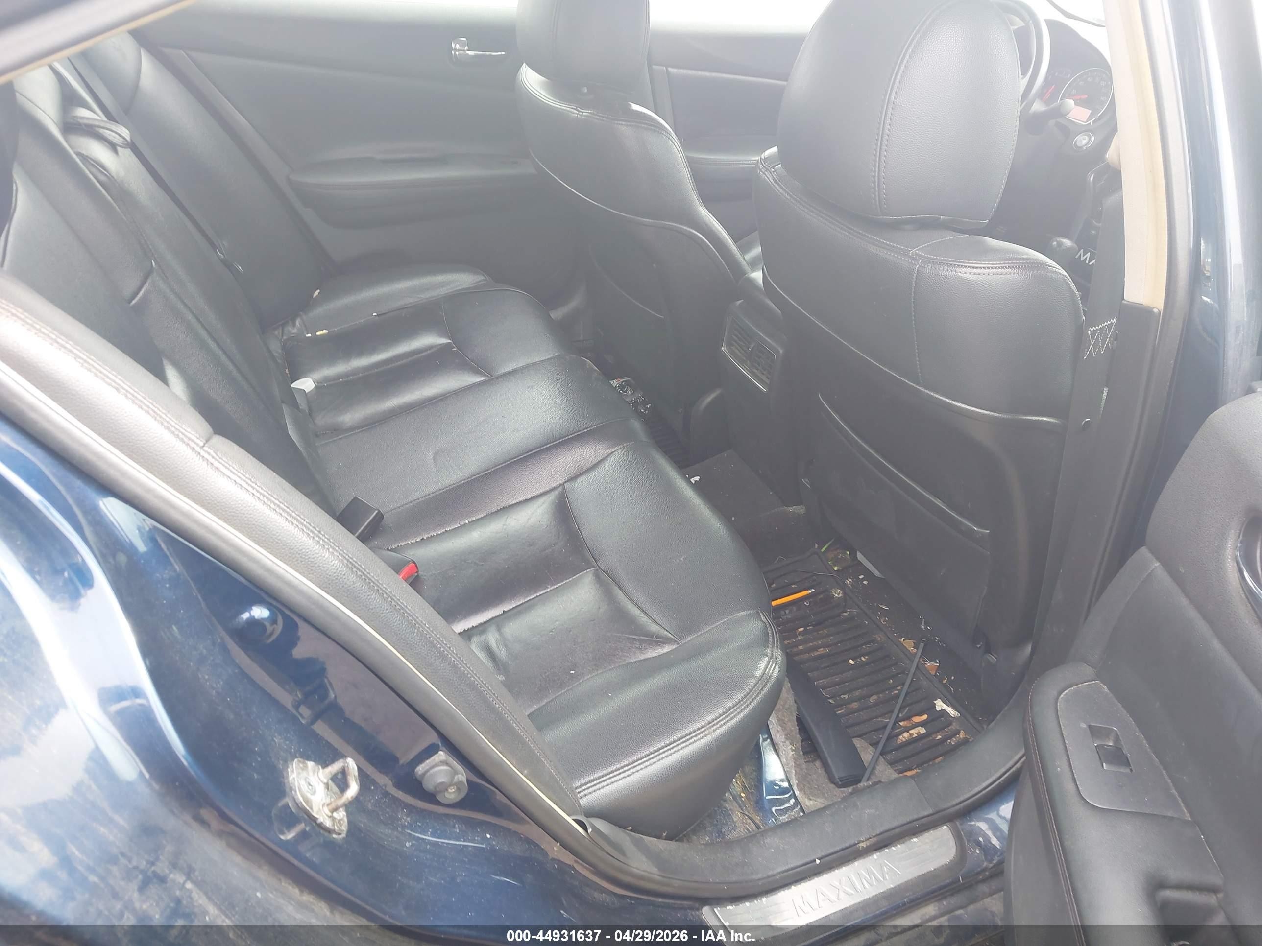 2010 Nissan Maxima 3.5 S Blue vin: 1N4AA5AP5AC875106