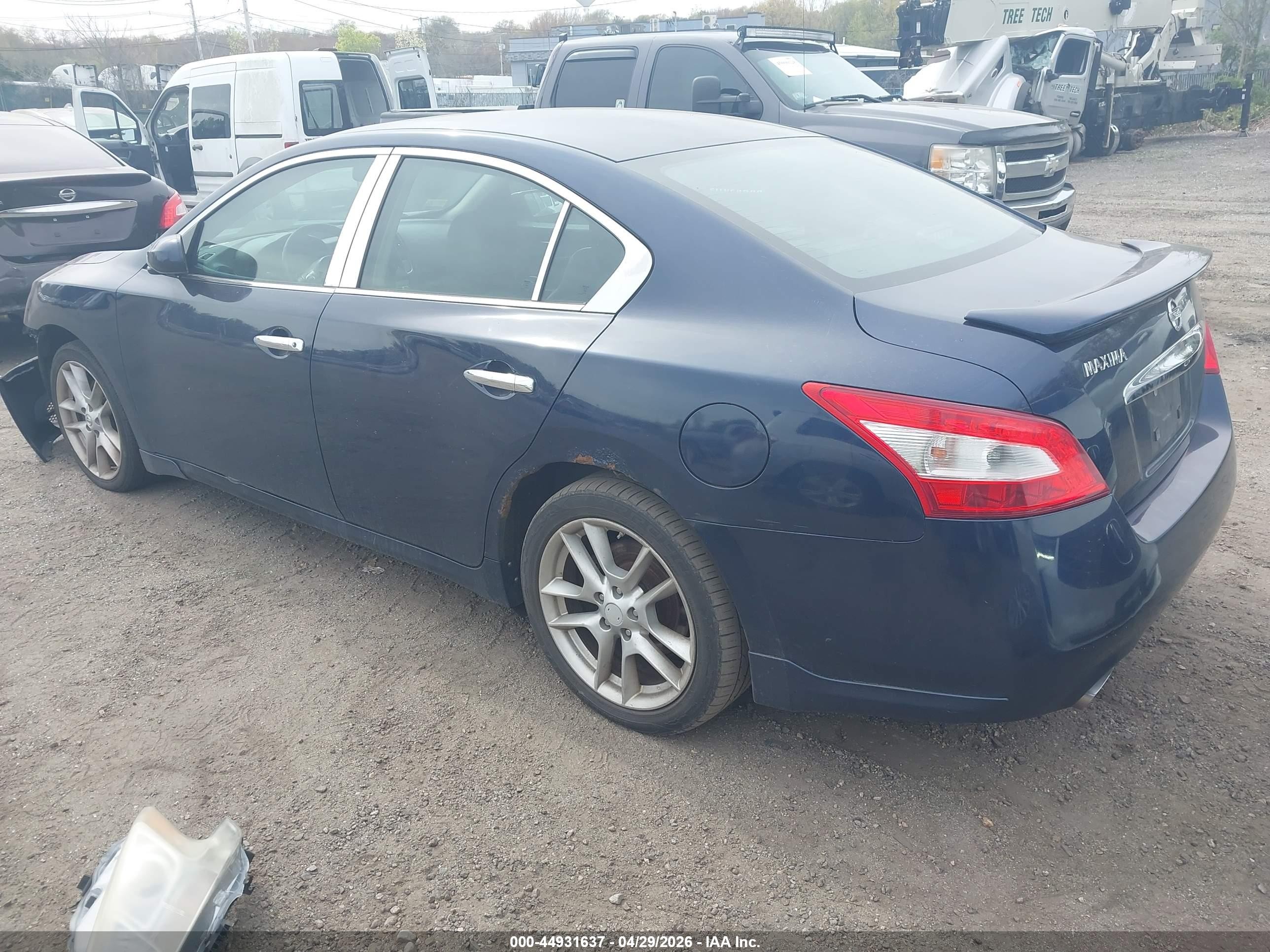 2010 Nissan Maxima 3.5 S Blue vin: 1N4AA5AP5AC875106