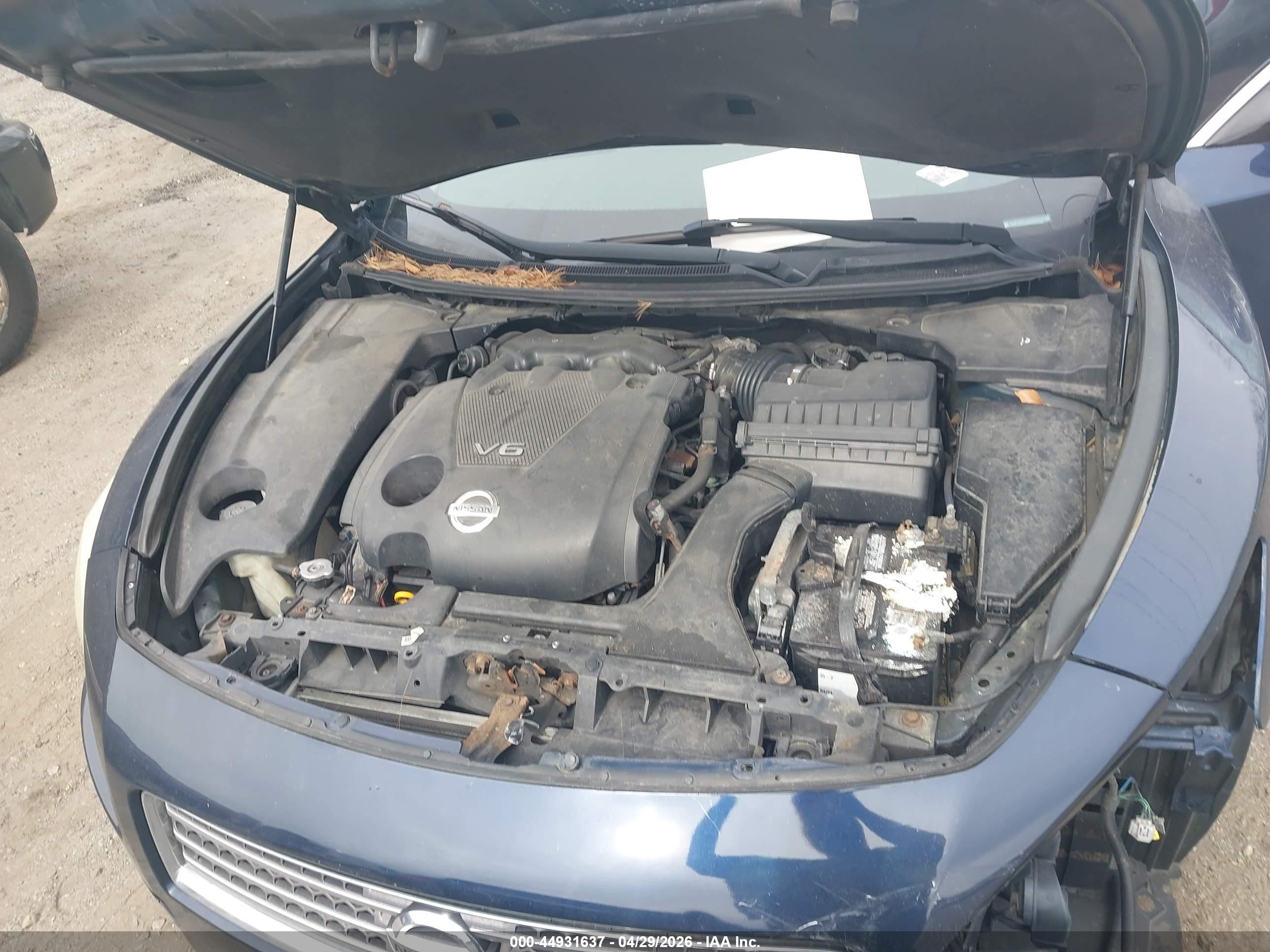 2010 Nissan Maxima 3.5 S Blue vin: 1N4AA5AP5AC875106