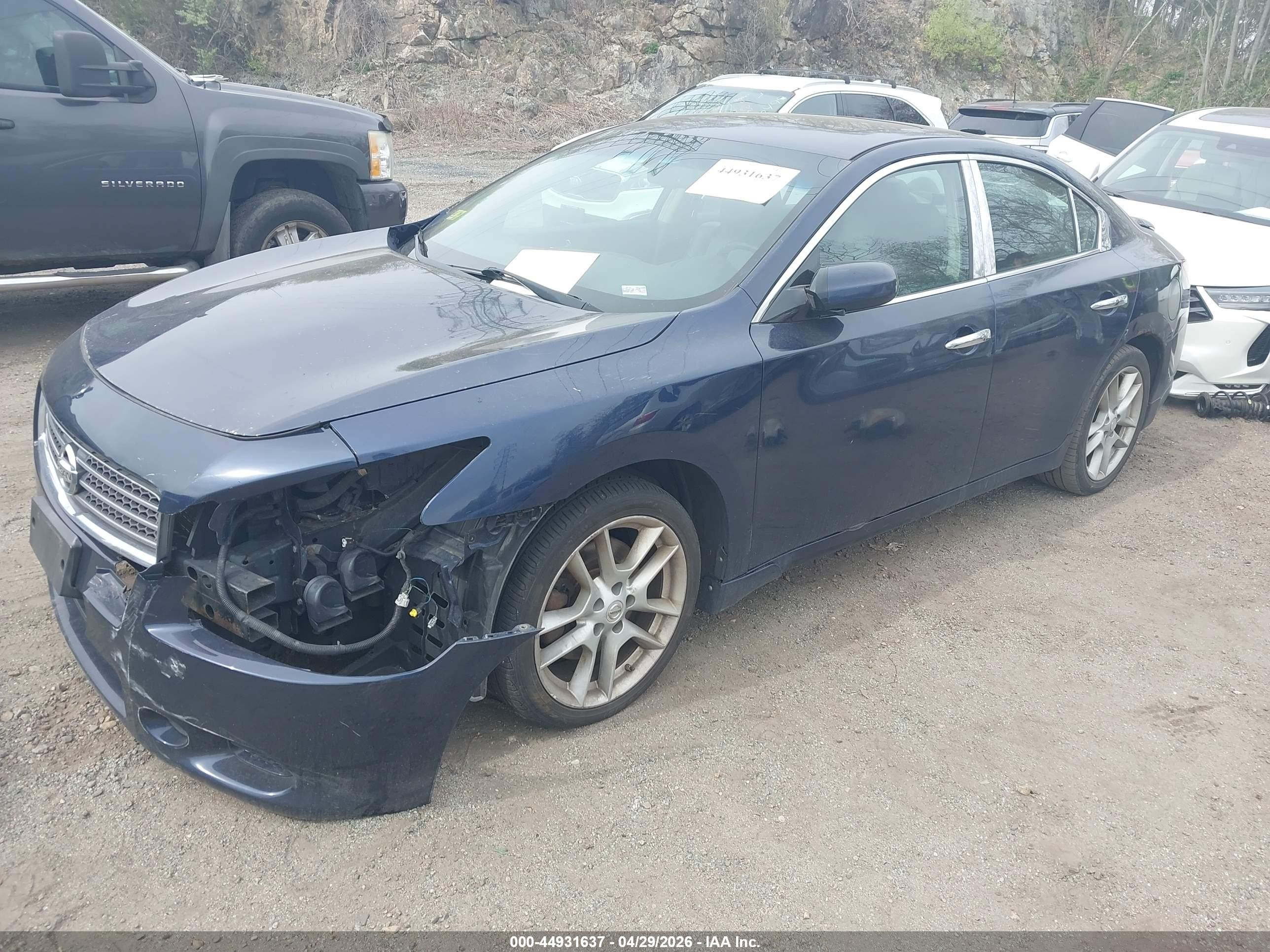 2010 Nissan Maxima 3.5 S Blue vin: 1N4AA5AP5AC875106