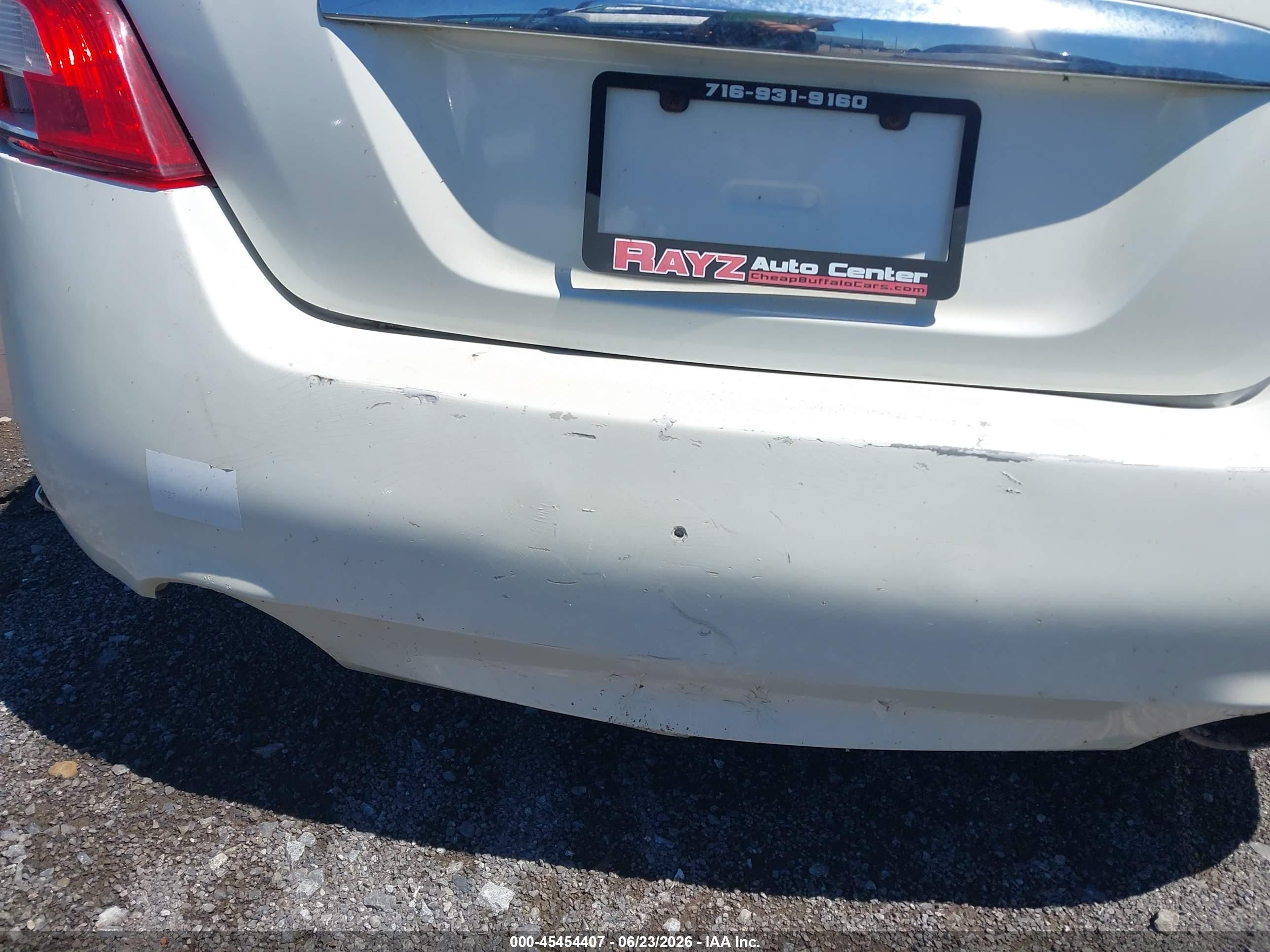 2011 Nissan Maxima 3.5 S White vin: 1N4AA5AP5BC809785