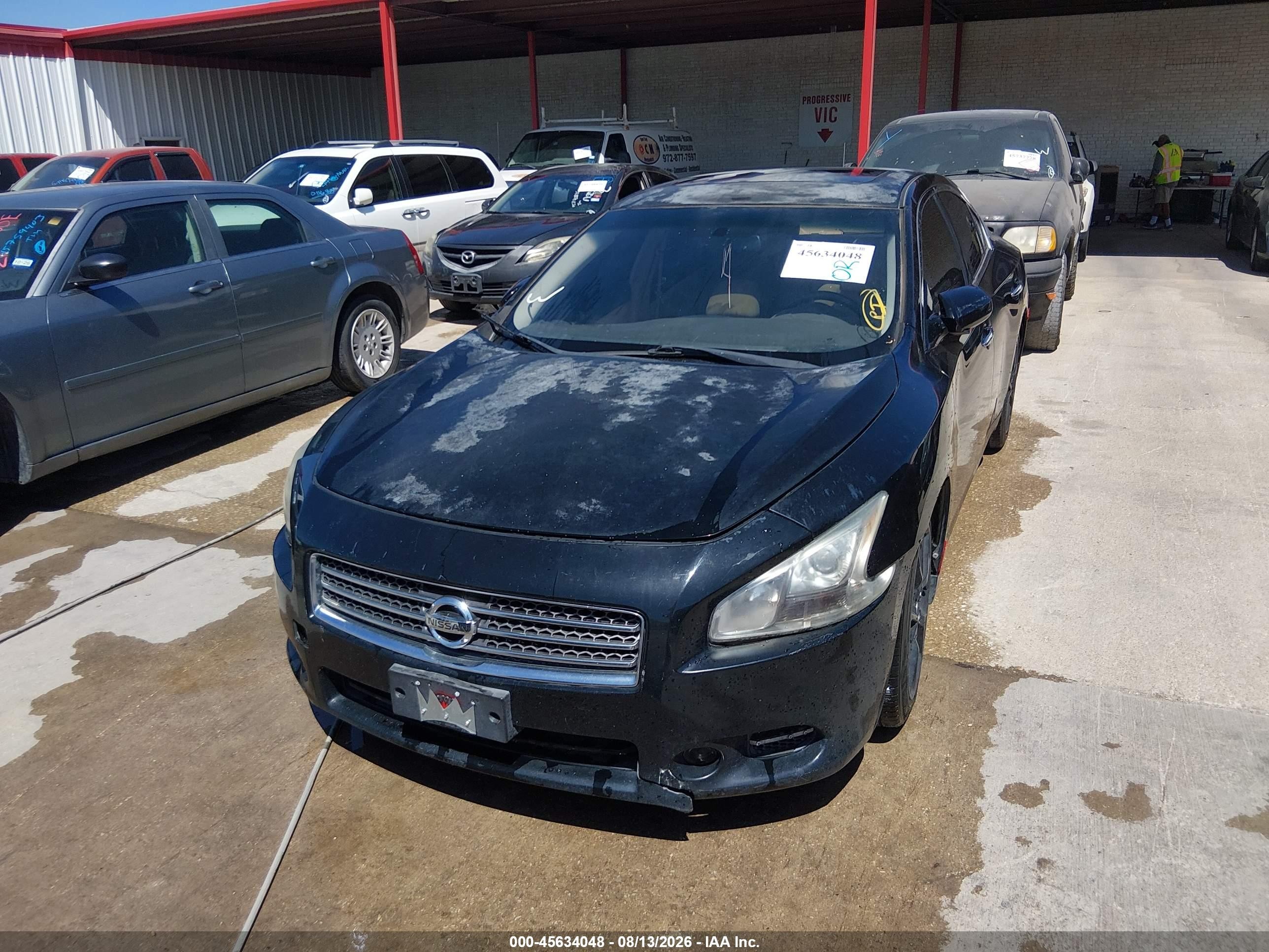 2011 Nissan Maxima 3.5 S Black vin: 1N4AA5AP5BC813321