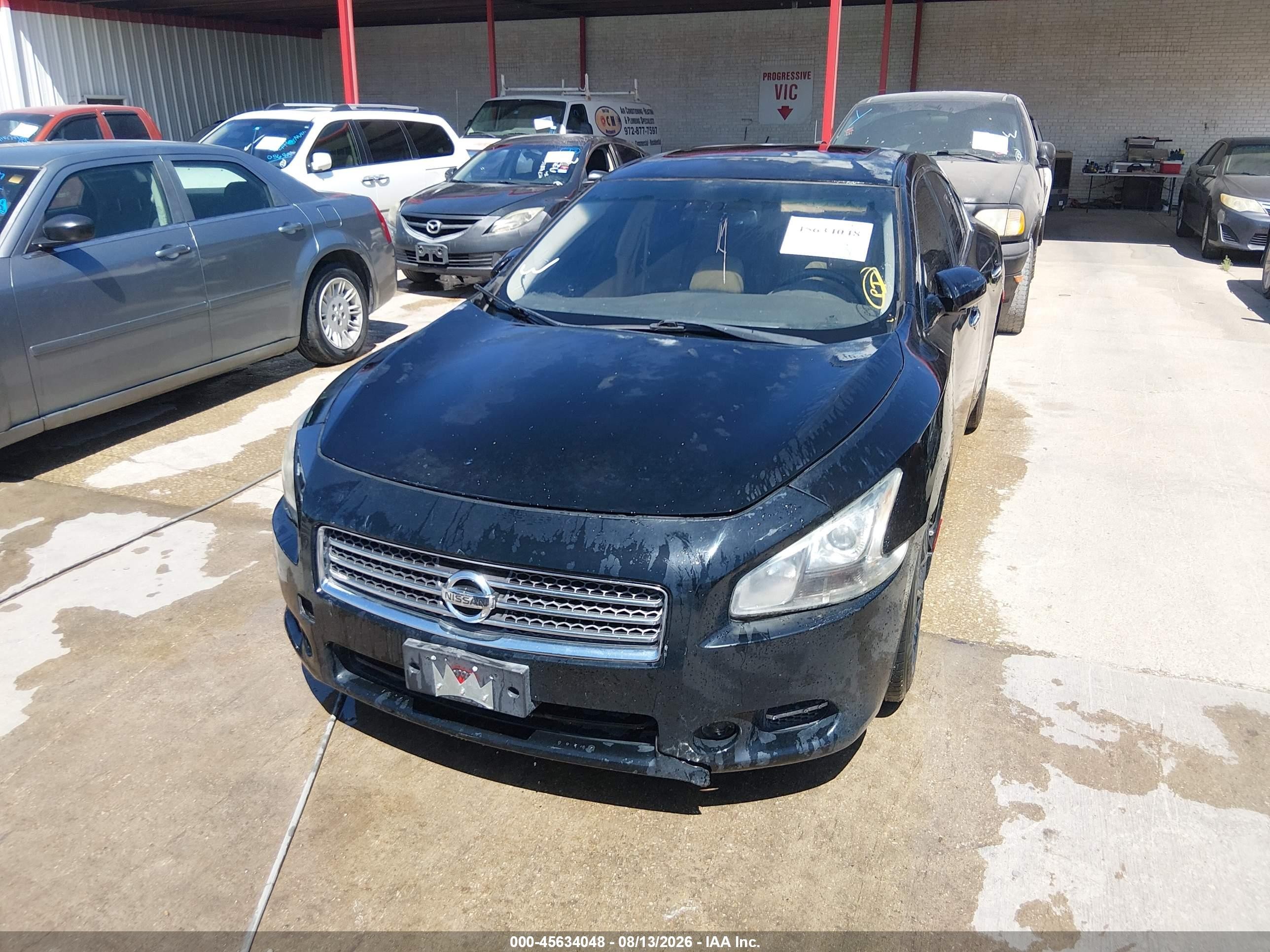2011 Nissan Maxima 3.5 S Black vin: 1N4AA5AP5BC813321