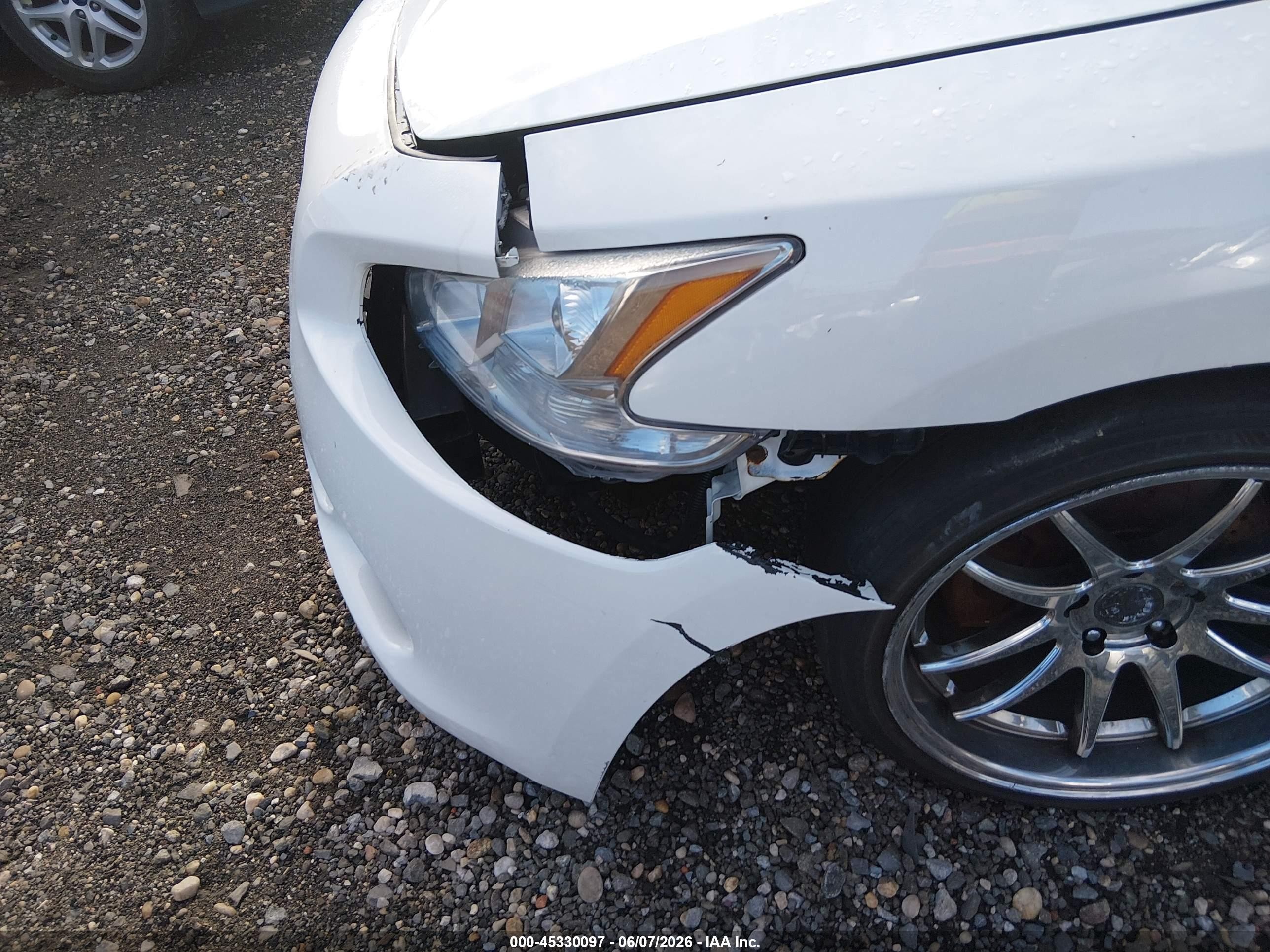 2011 Nissan Maxima 3.5 S White vin: 1N4AA5AP5BC823766