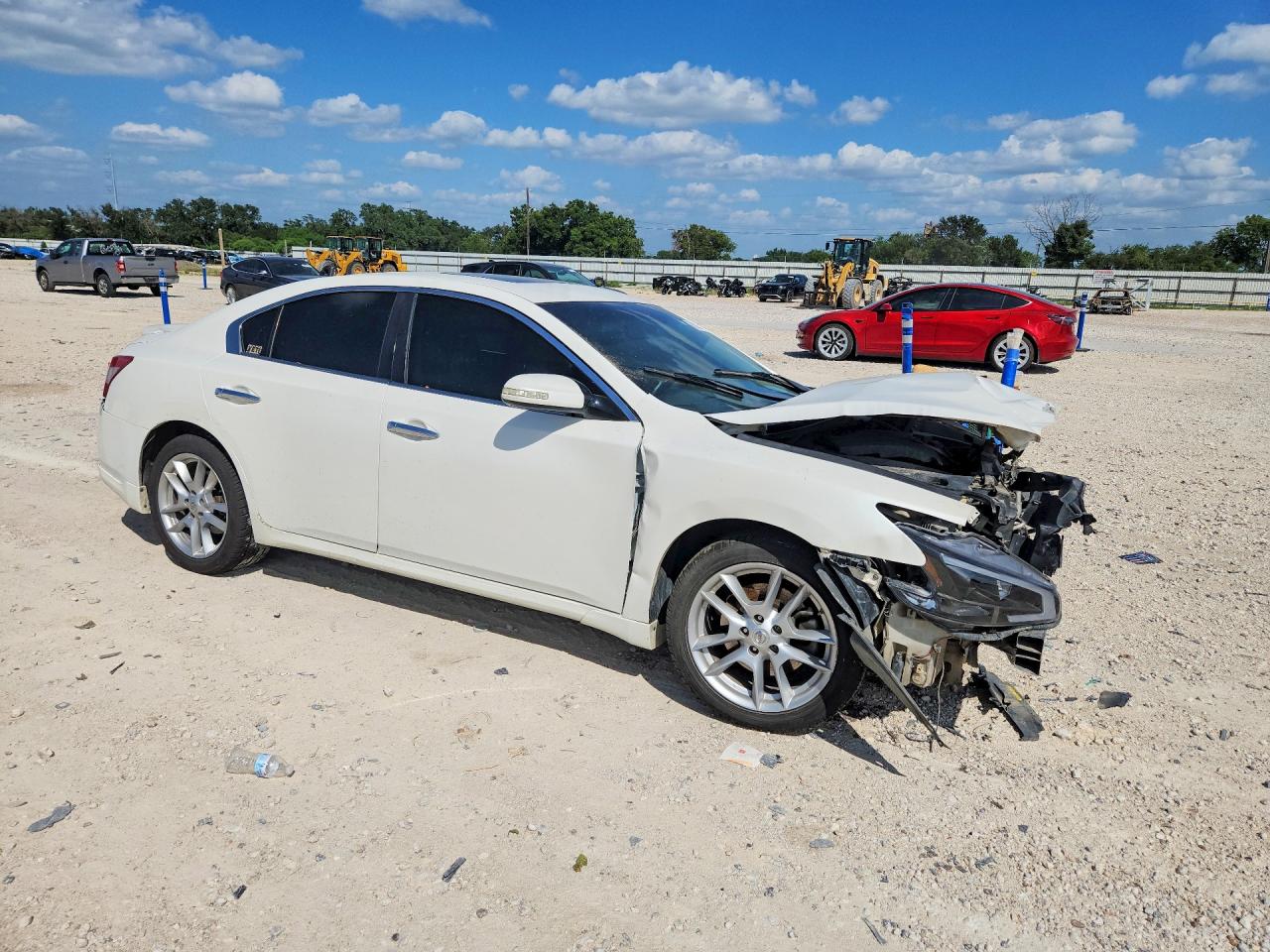 2011 Nissan Maxima Gxe/se/gle White vin: 1N4AA5AP5BC830068