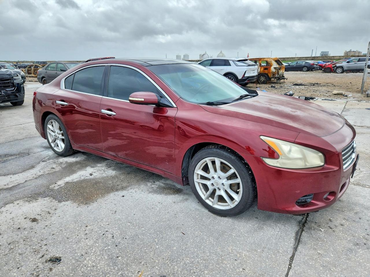 2011 Nissan Maxima 3.5 S Burgundy vin: 1N4AA5AP5BC841037