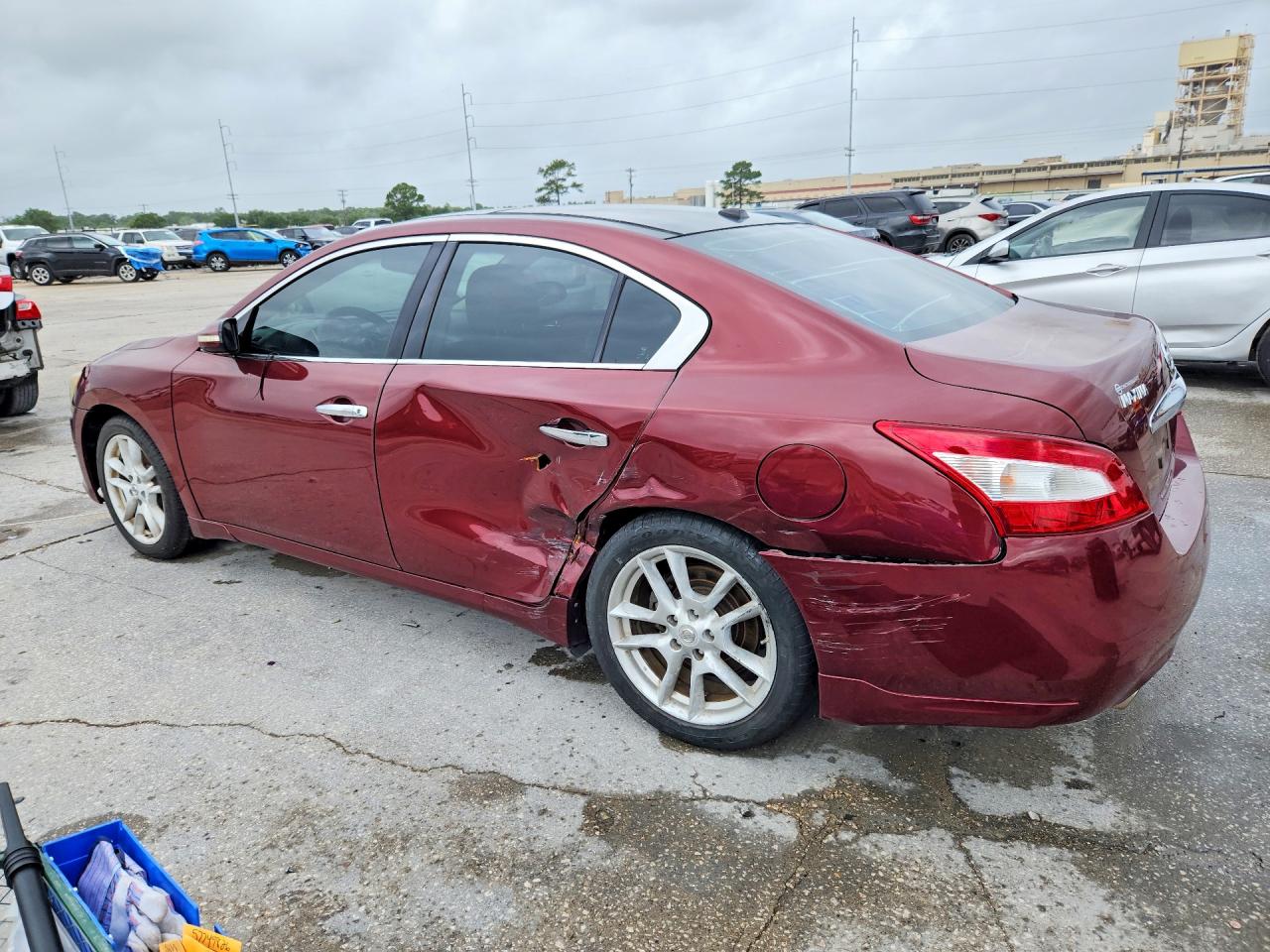2011 Nissan Maxima 3.5 S Burgundy vin: 1N4AA5AP5BC841037
