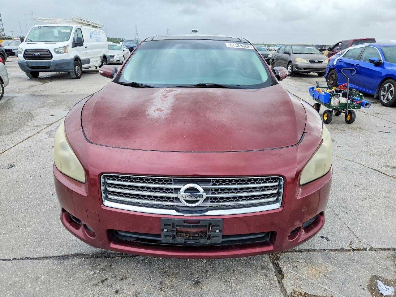2011 Nissan Maxima 3.5 S Burgundy vin: 1N4AA5AP5BC841037