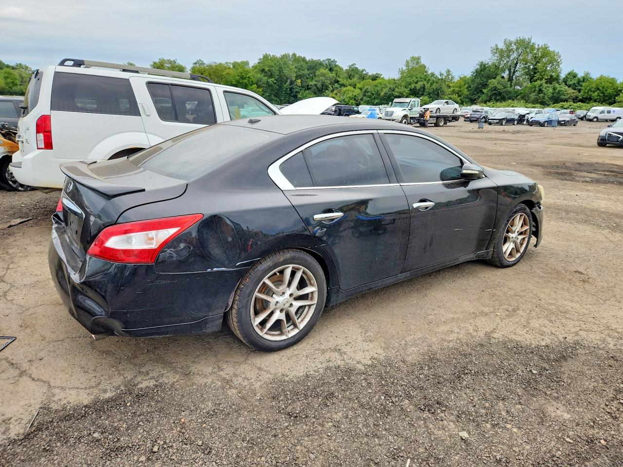 2011 Nissan Maxima 3.5 S Black vin: 1N4AA5AP5BC851728