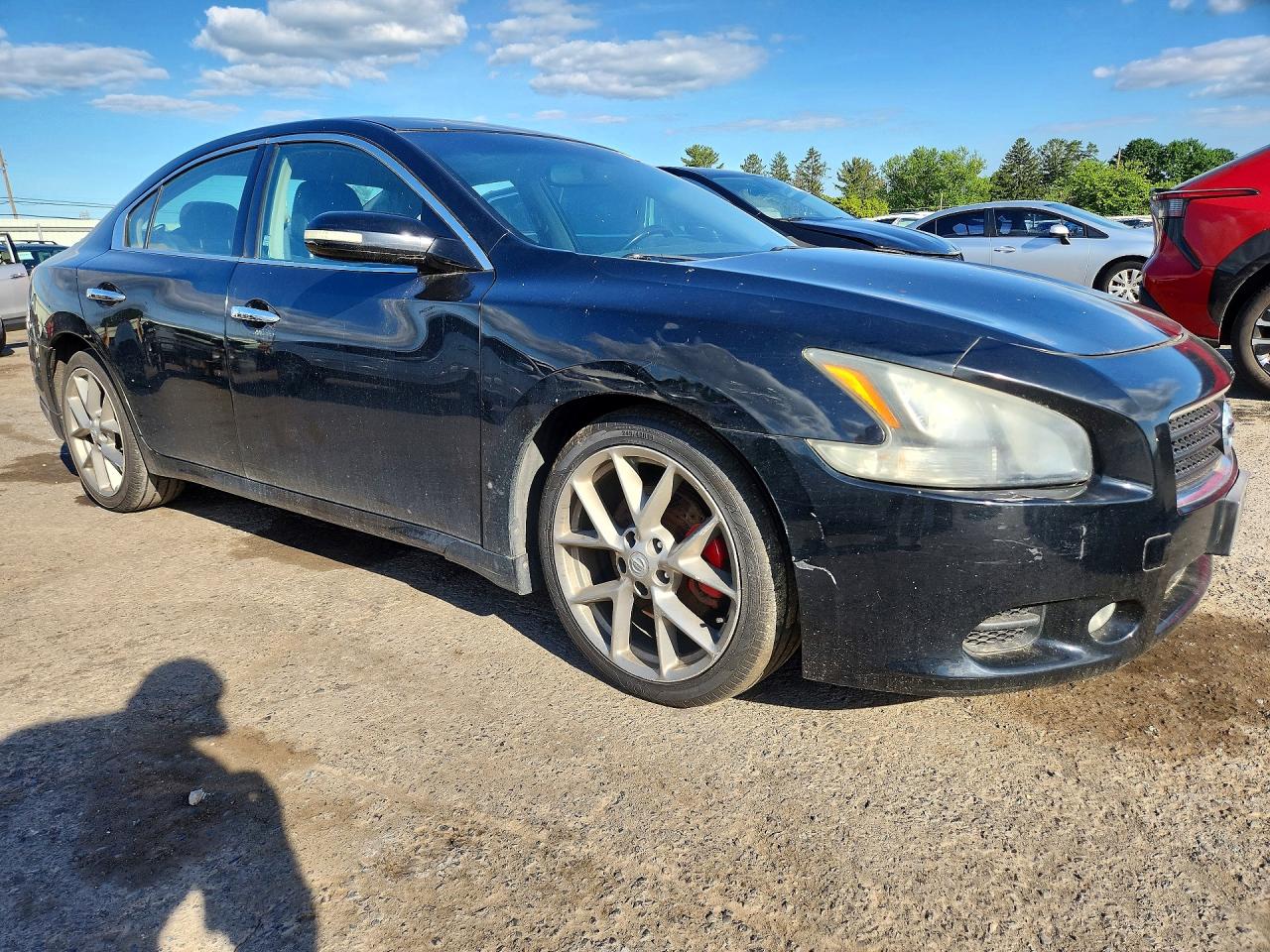 2011 Nissan Maxima 3.5 S Black vin: 1N4AA5AP5BC857223