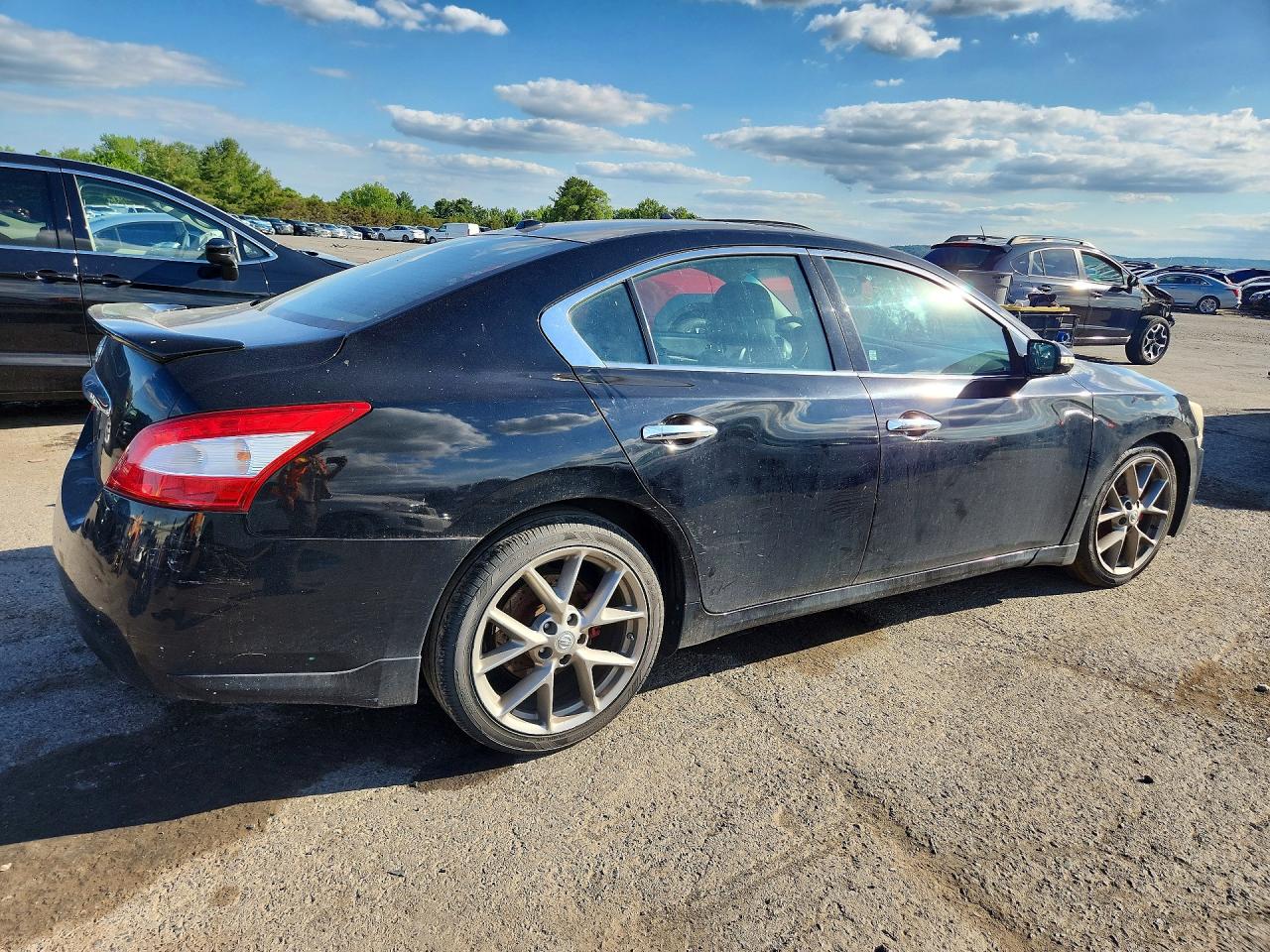 2011 Nissan Maxima 3.5 S Black vin: 1N4AA5AP5BC857223