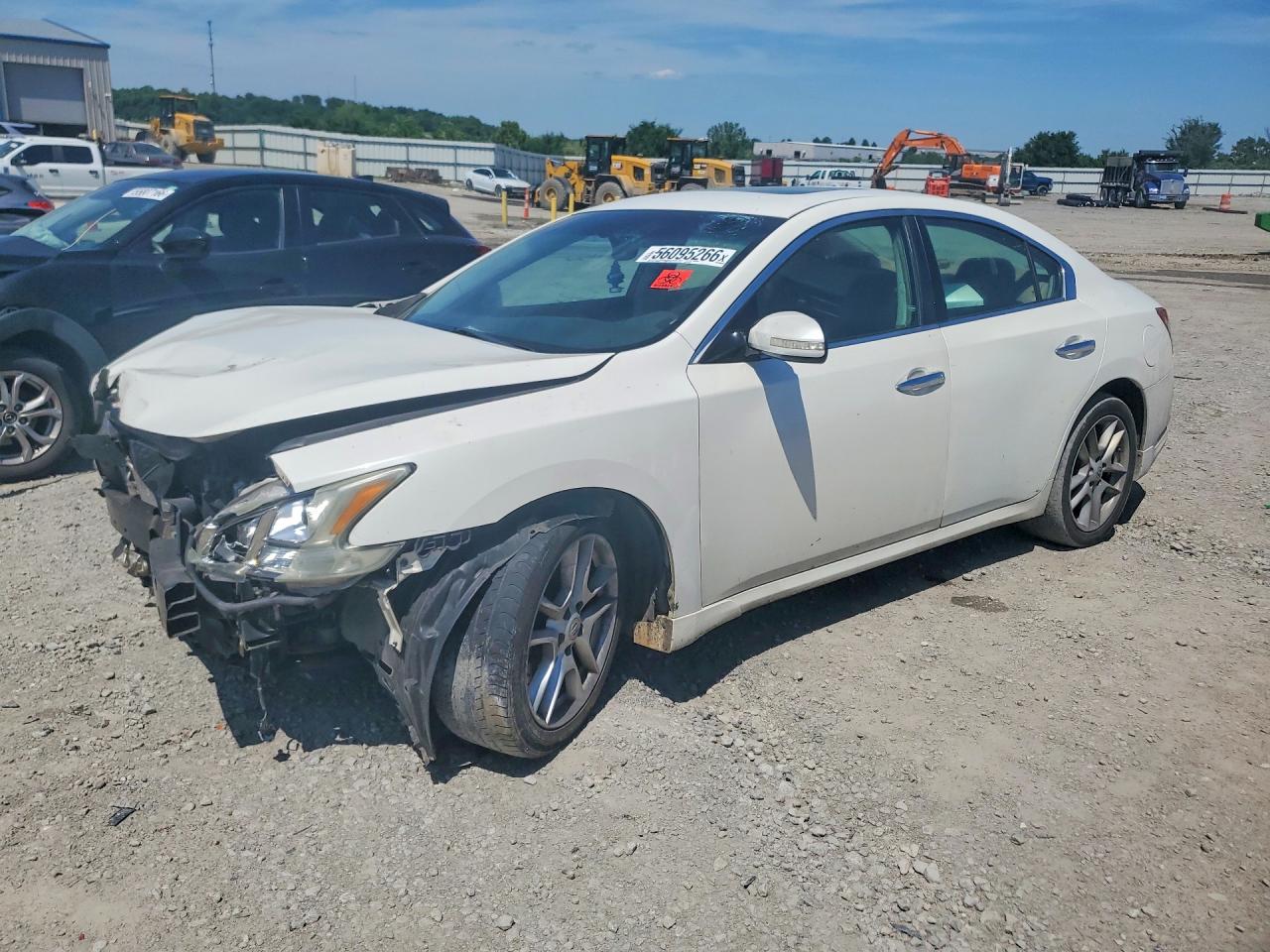 2011 Nissan Maxima 3.5 S White vin: 1N4AA5AP5BC860848
