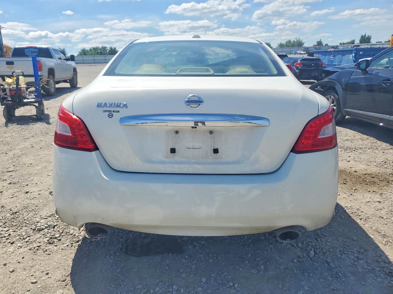 2011 Nissan Maxima 3.5 S White vin: 1N4AA5AP5BC860848