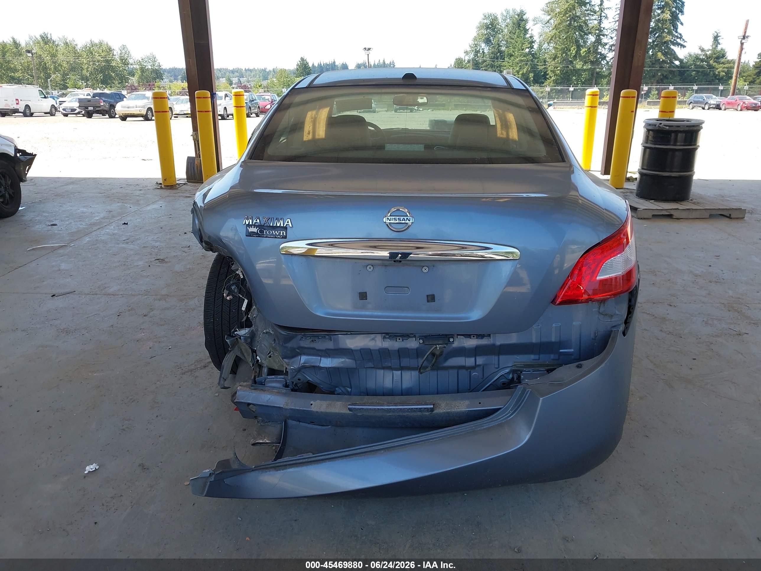 2011 Nissan Maxima 3.5 Sv Blue vin: 1N4AA5AP5BC867606