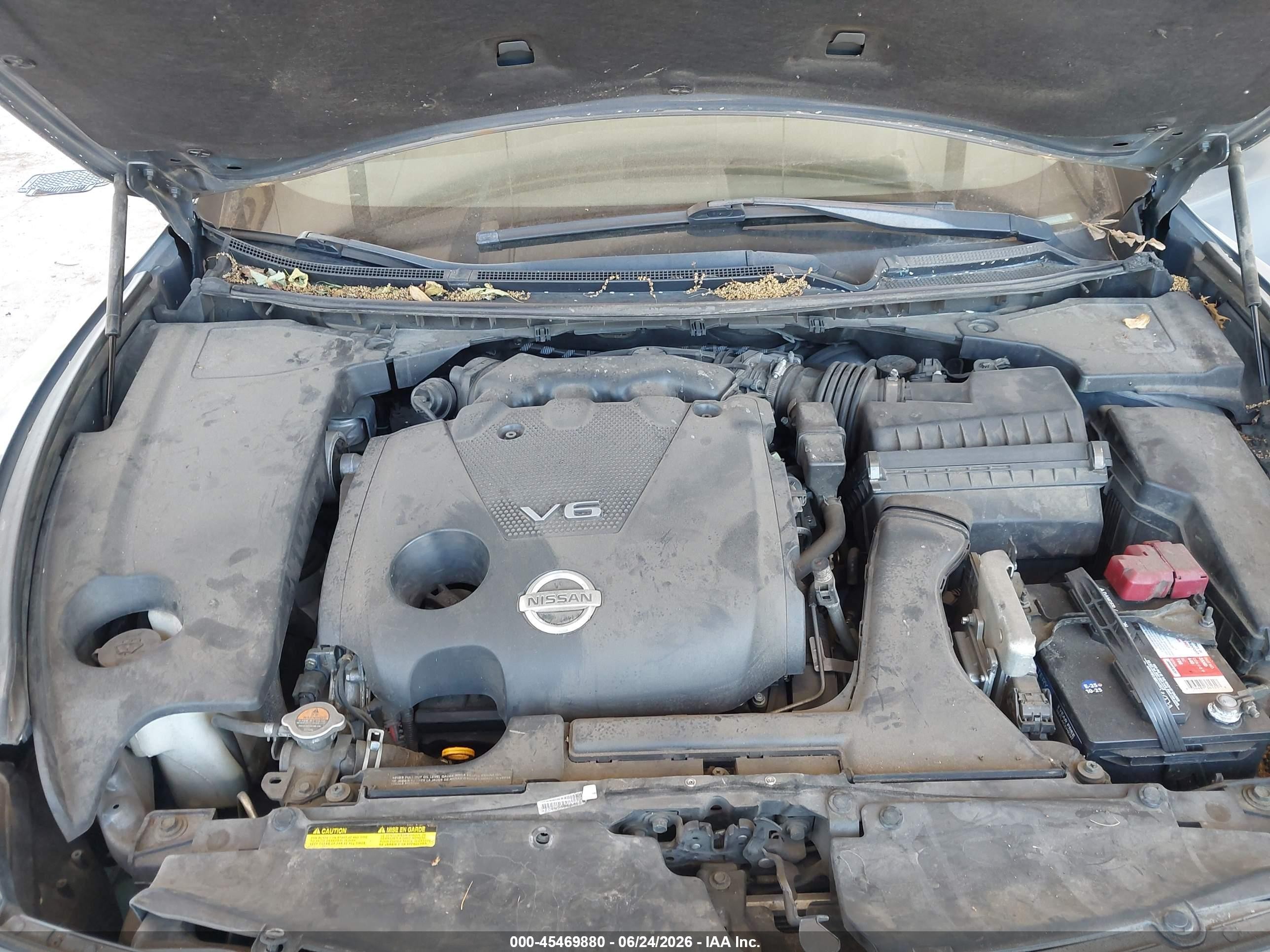 2011 Nissan Maxima 3.5 Sv Blue vin: 1N4AA5AP5BC867606