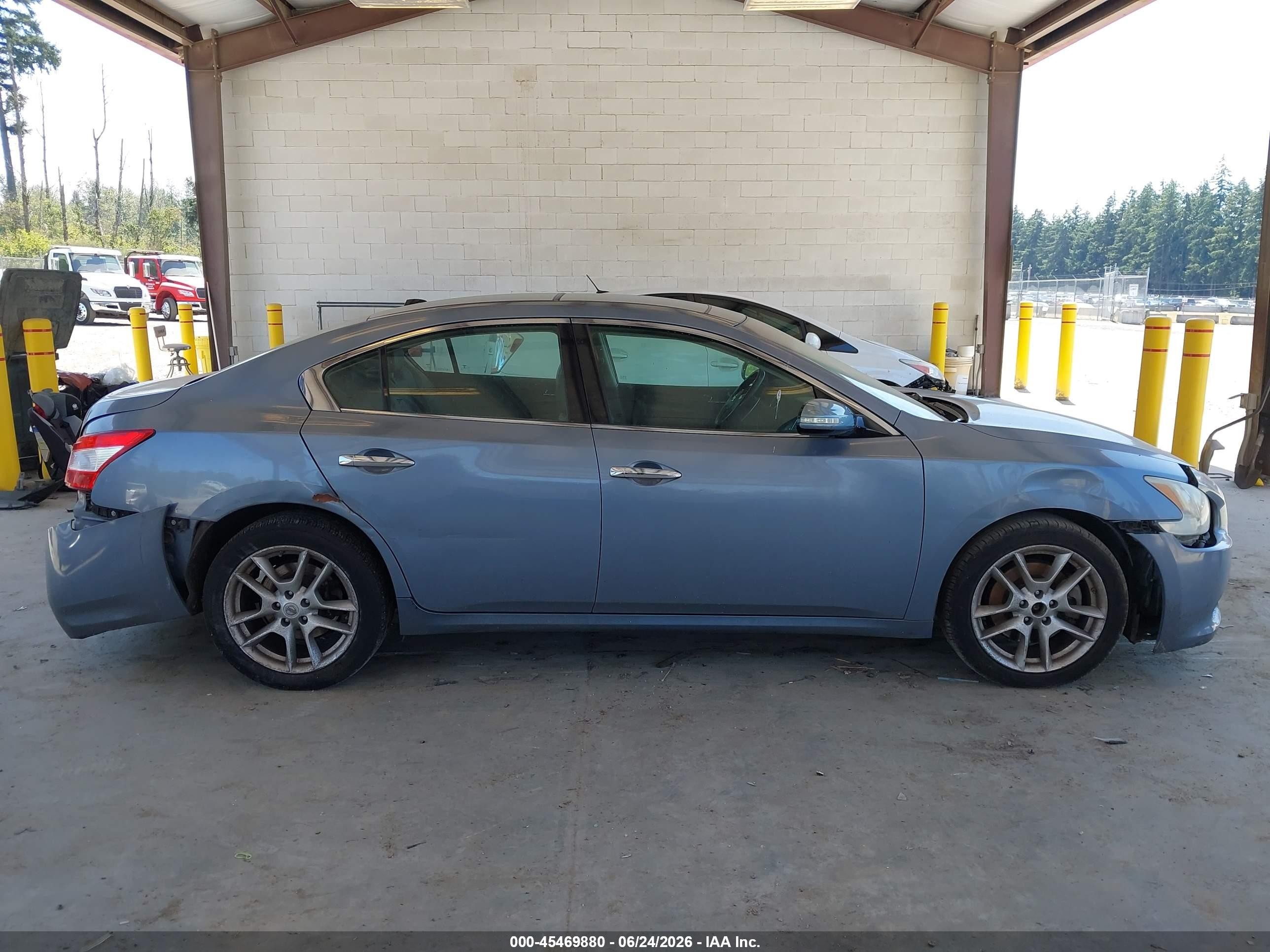 2011 Nissan Maxima 3.5 Sv Blue vin: 1N4AA5AP5BC867606