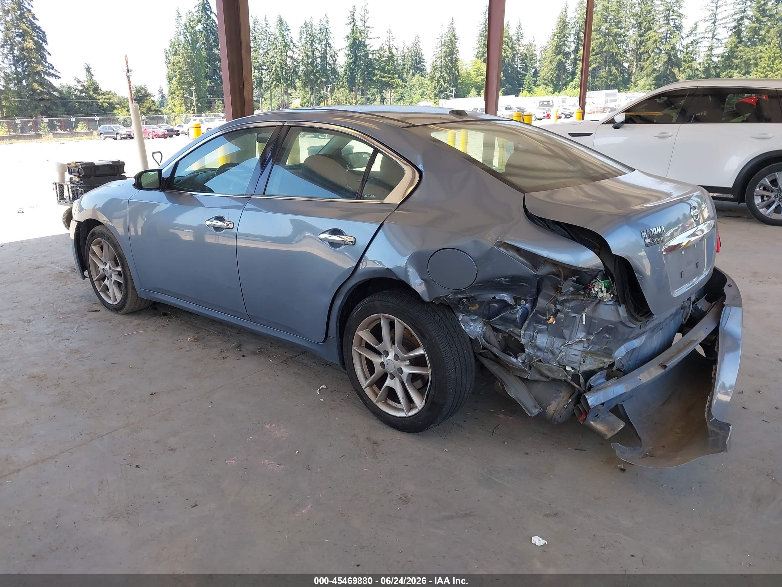 2011 Nissan Maxima 3.5 Sv Blue vin: 1N4AA5AP5BC867606