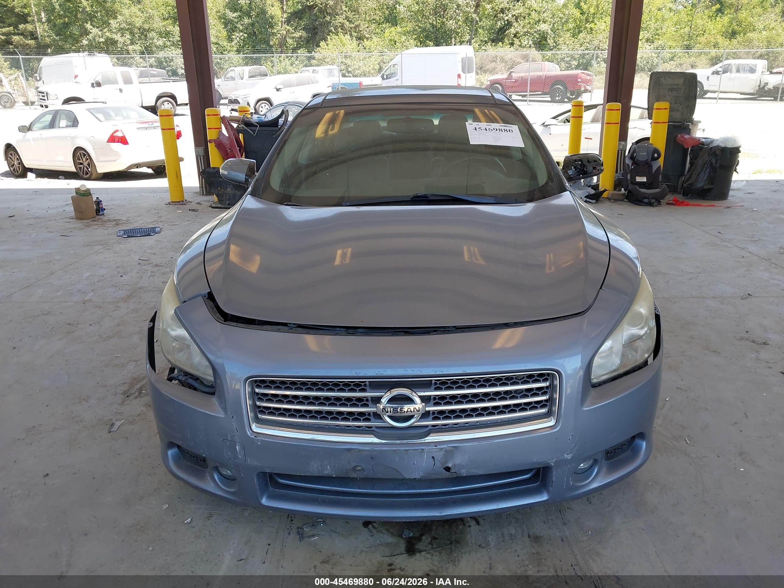 2011 Nissan Maxima 3.5 Sv Blue vin: 1N4AA5AP5BC867606