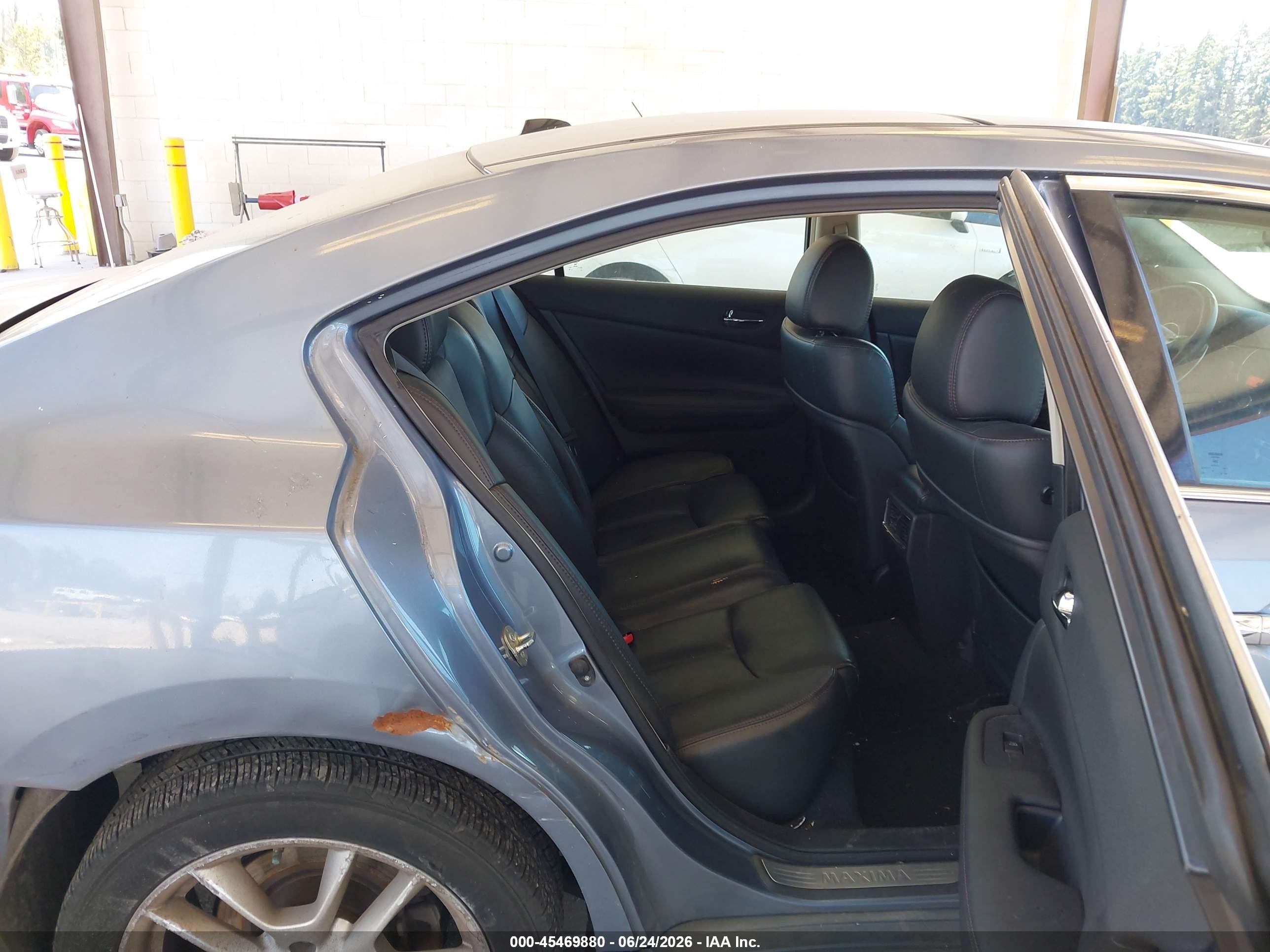 2011 Nissan Maxima 3.5 Sv Blue vin: 1N4AA5AP5BC867606