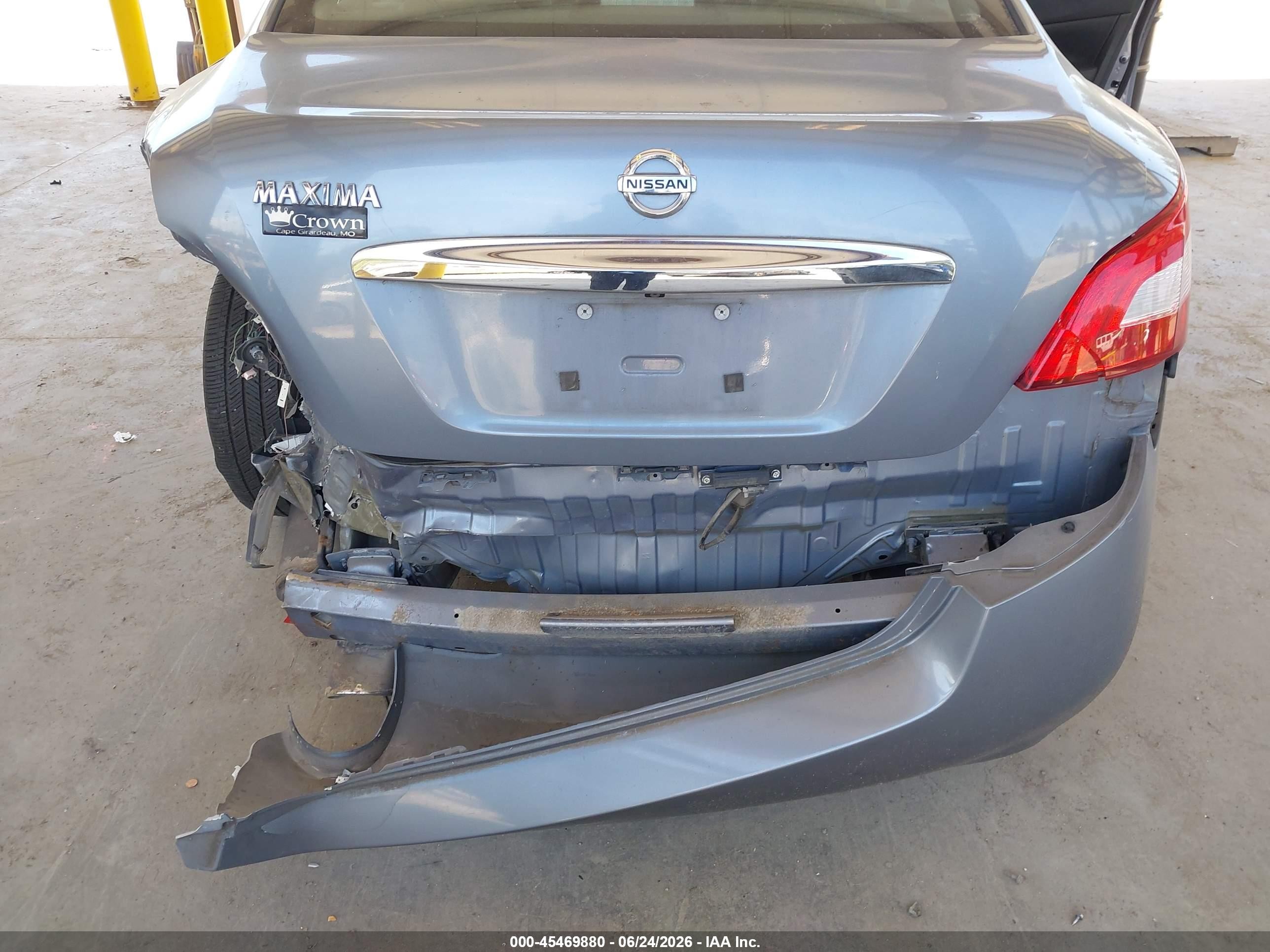 2011 Nissan Maxima 3.5 Sv Blue vin: 1N4AA5AP5BC867606