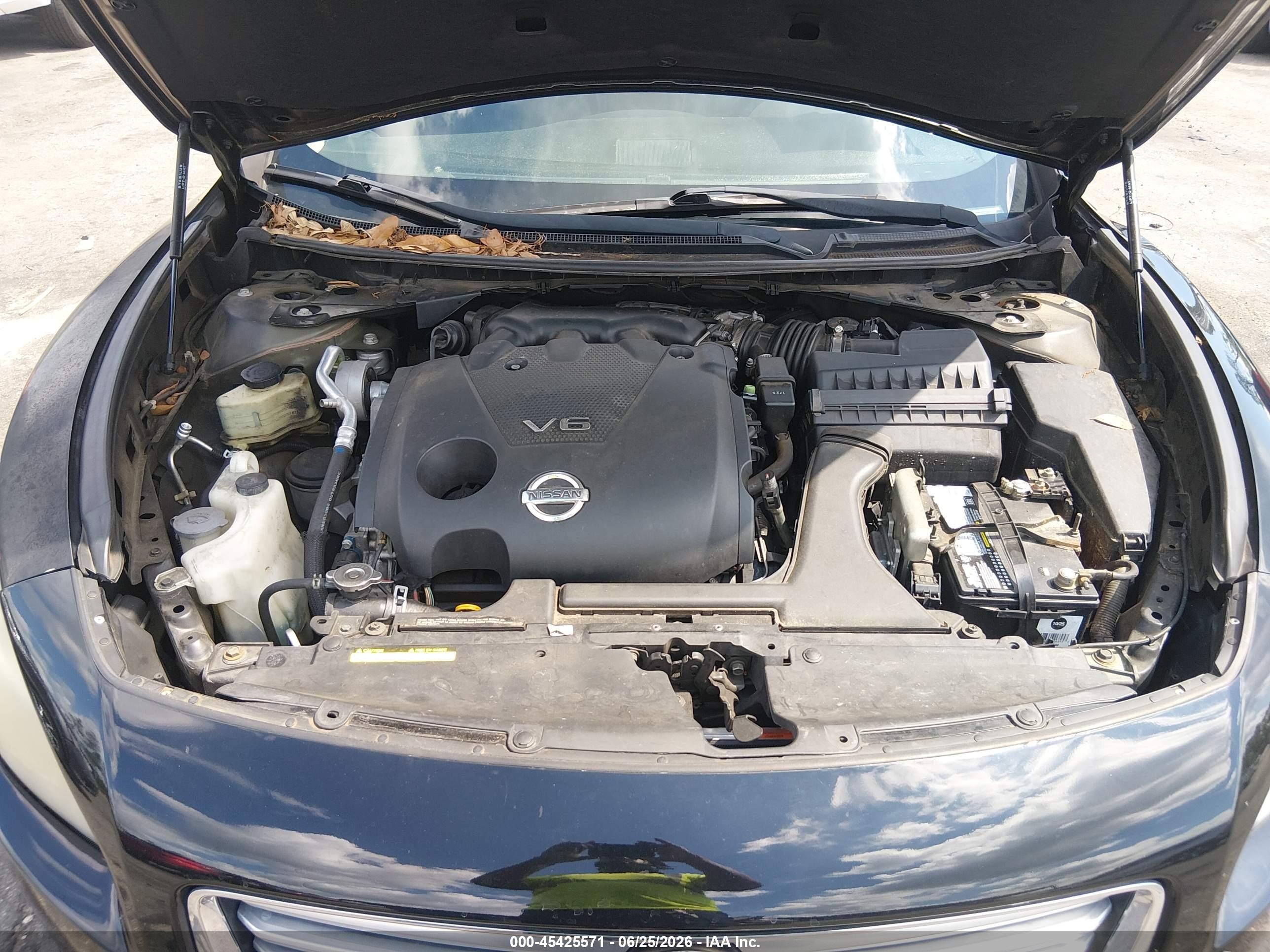 2012 Nissan Maxima 3.5 Sv Black vin: 1N4AA5AP5CC808847