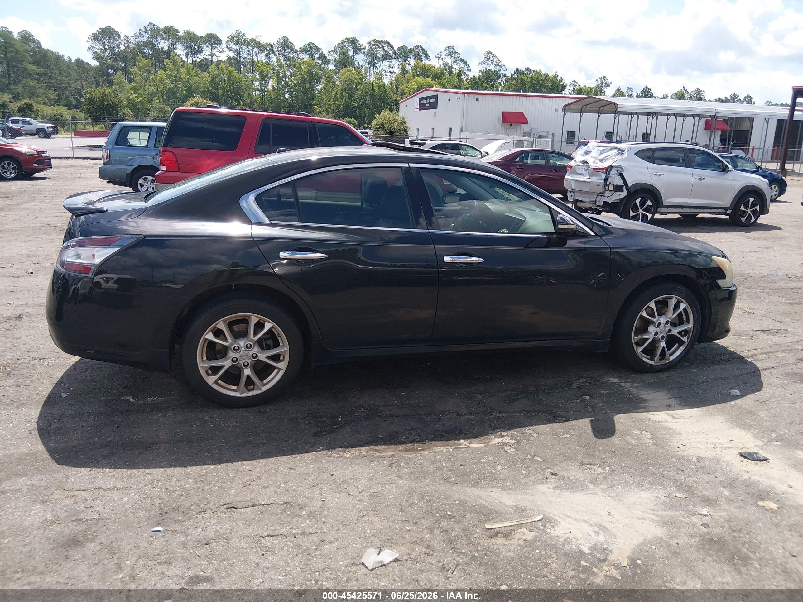 2012 Nissan Maxima 3.5 Sv Black vin: 1N4AA5AP5CC808847