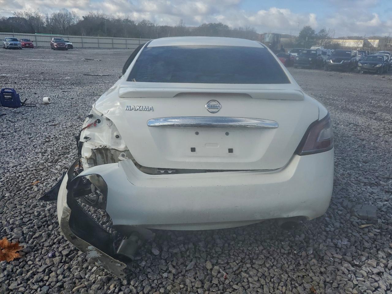 2012 Nissan Maxima 3.5 S Белый vin: 1N4AA5AP5CC810906