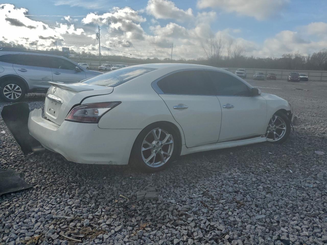 2012 Nissan Maxima 3.5 S Белый vin: 1N4AA5AP5CC810906