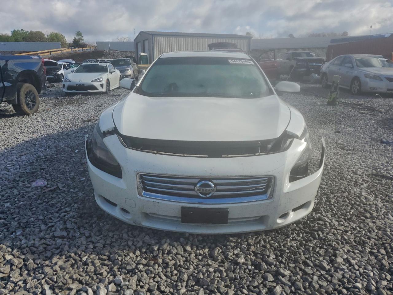 2012 Nissan Maxima 3.5 S Белый vin: 1N4AA5AP5CC810906
