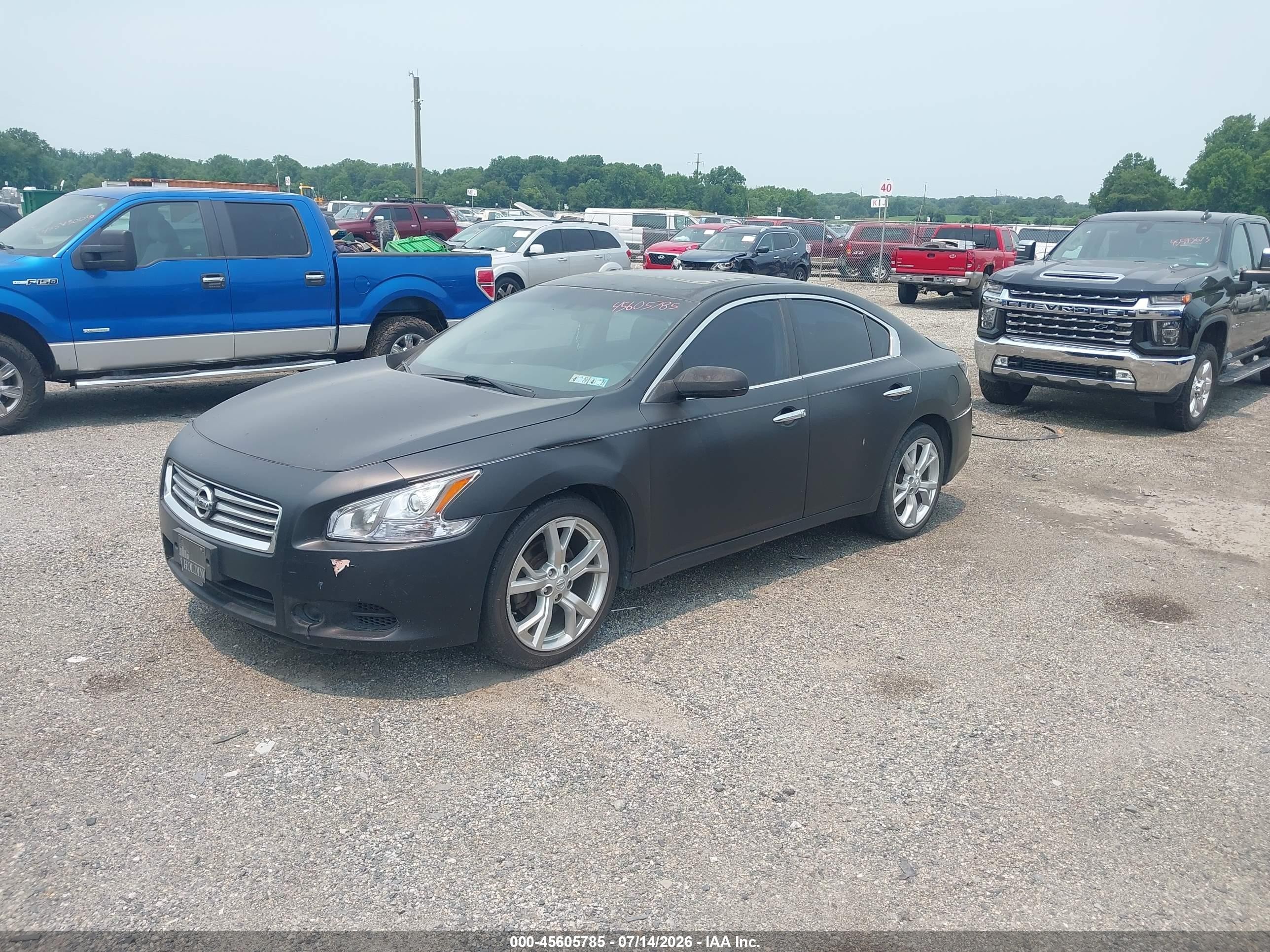 2012 Nissan Maxima 3.5 S Black vin: 1N4AA5AP5CC820867